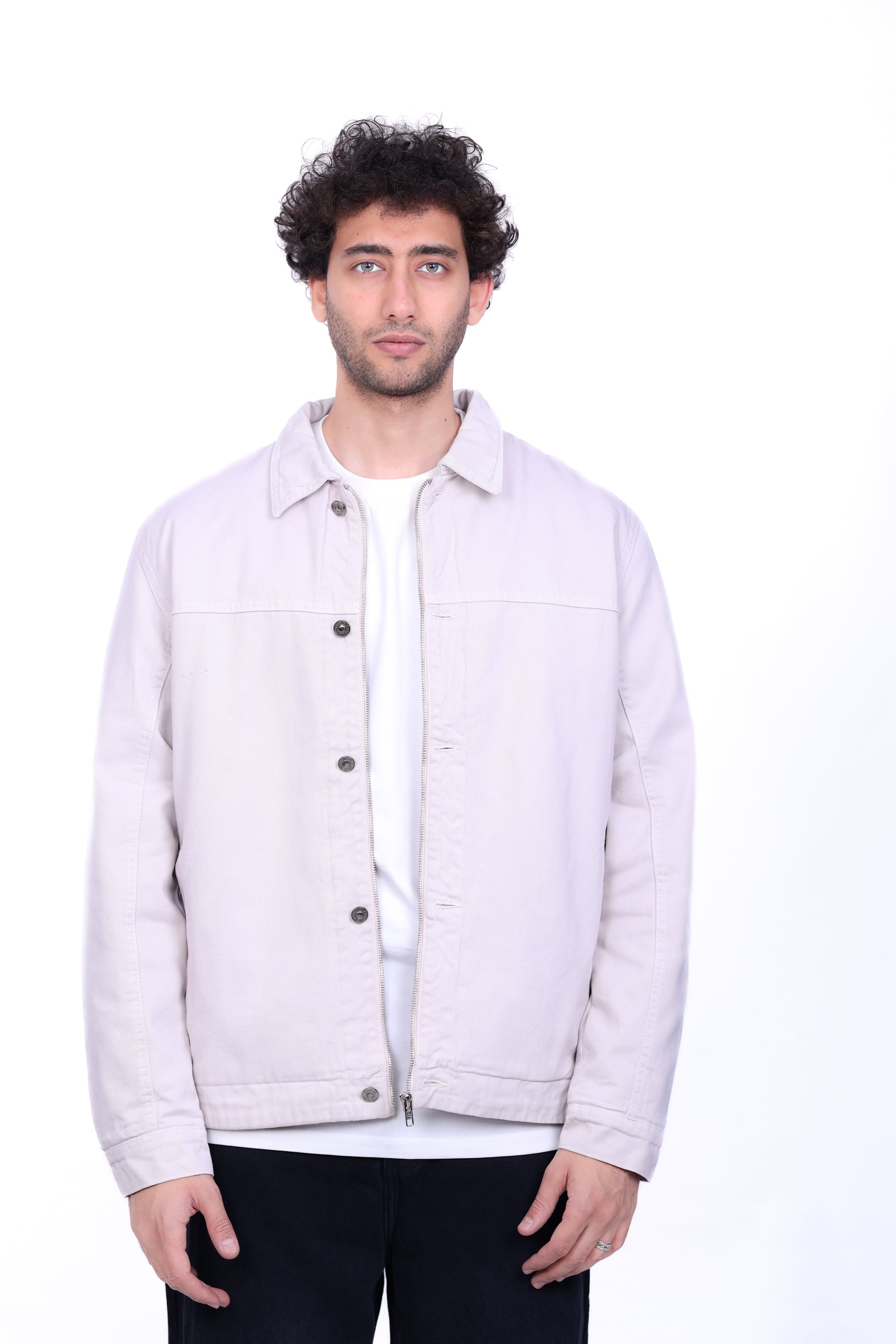 Gabardine Trucker Jacket 6016