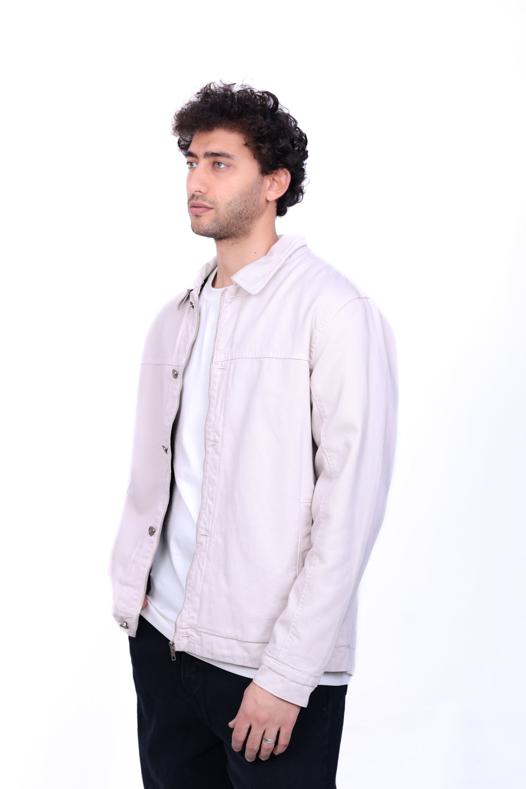 Gabardine Trucker Jacket 6016
