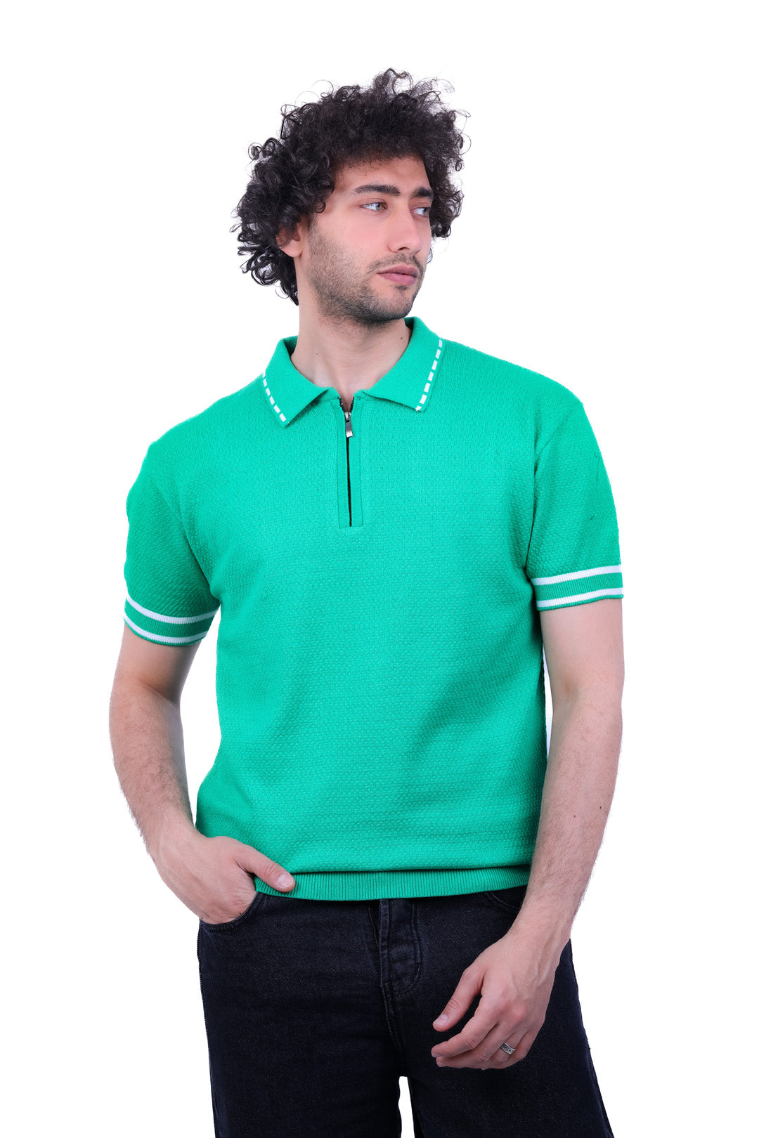 Knitwear Polo T_Shirt MHS018