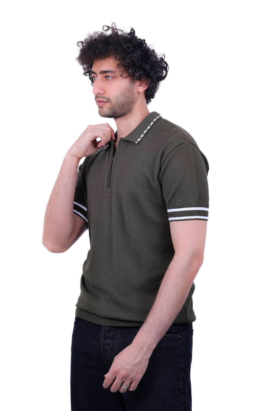 Knitwear Polo T_Shirt MHS018