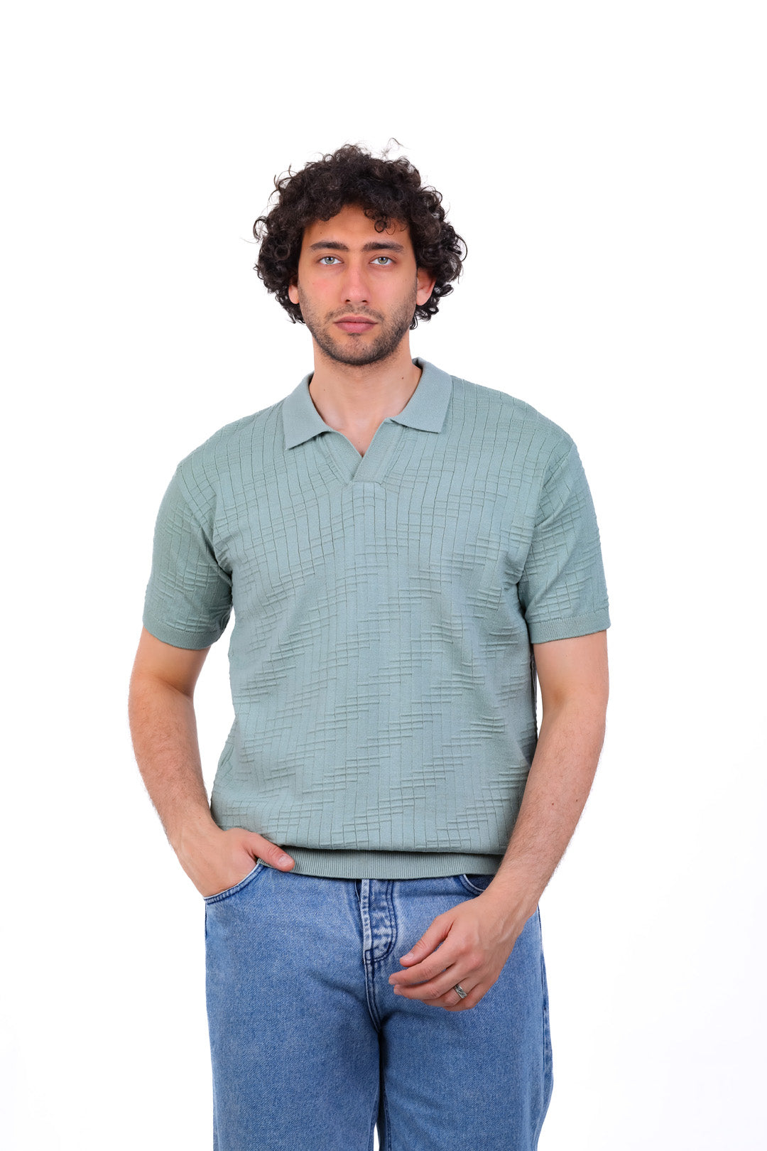 Knitwear Polo T_Shirt MHS019