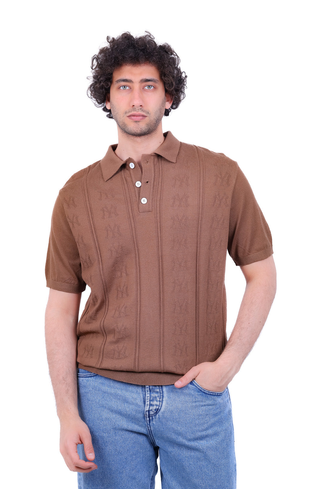 Knitwear T_Shirt Button_Collar 108 MANS 0526