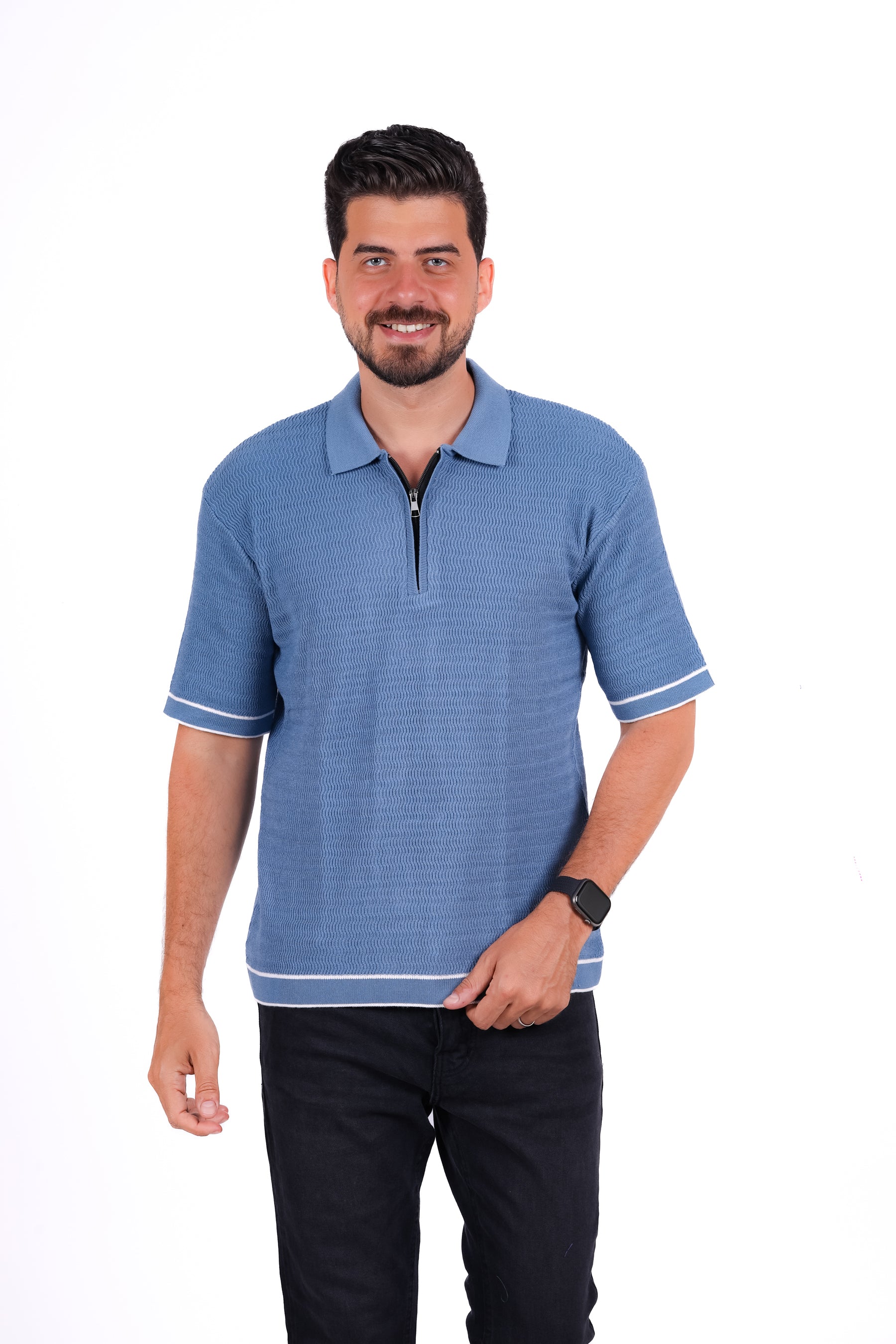 Knitwear Polo T_Shirt MHS011