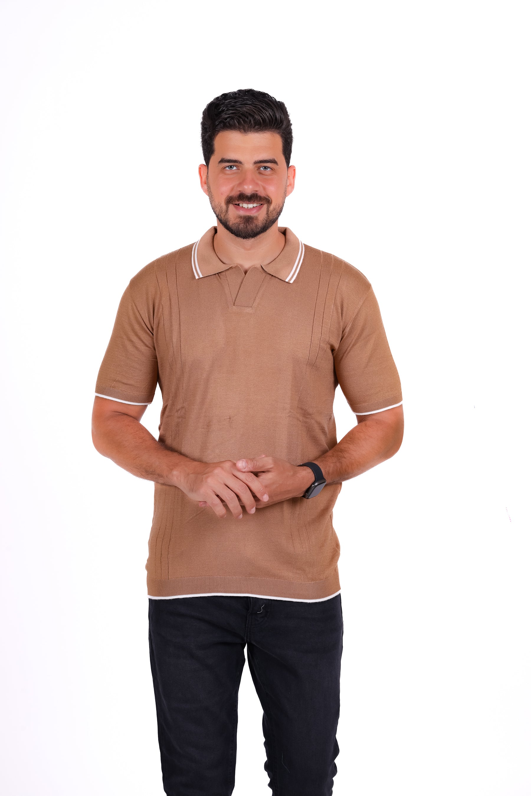 Knitwear Polo T_Shirt MHS017