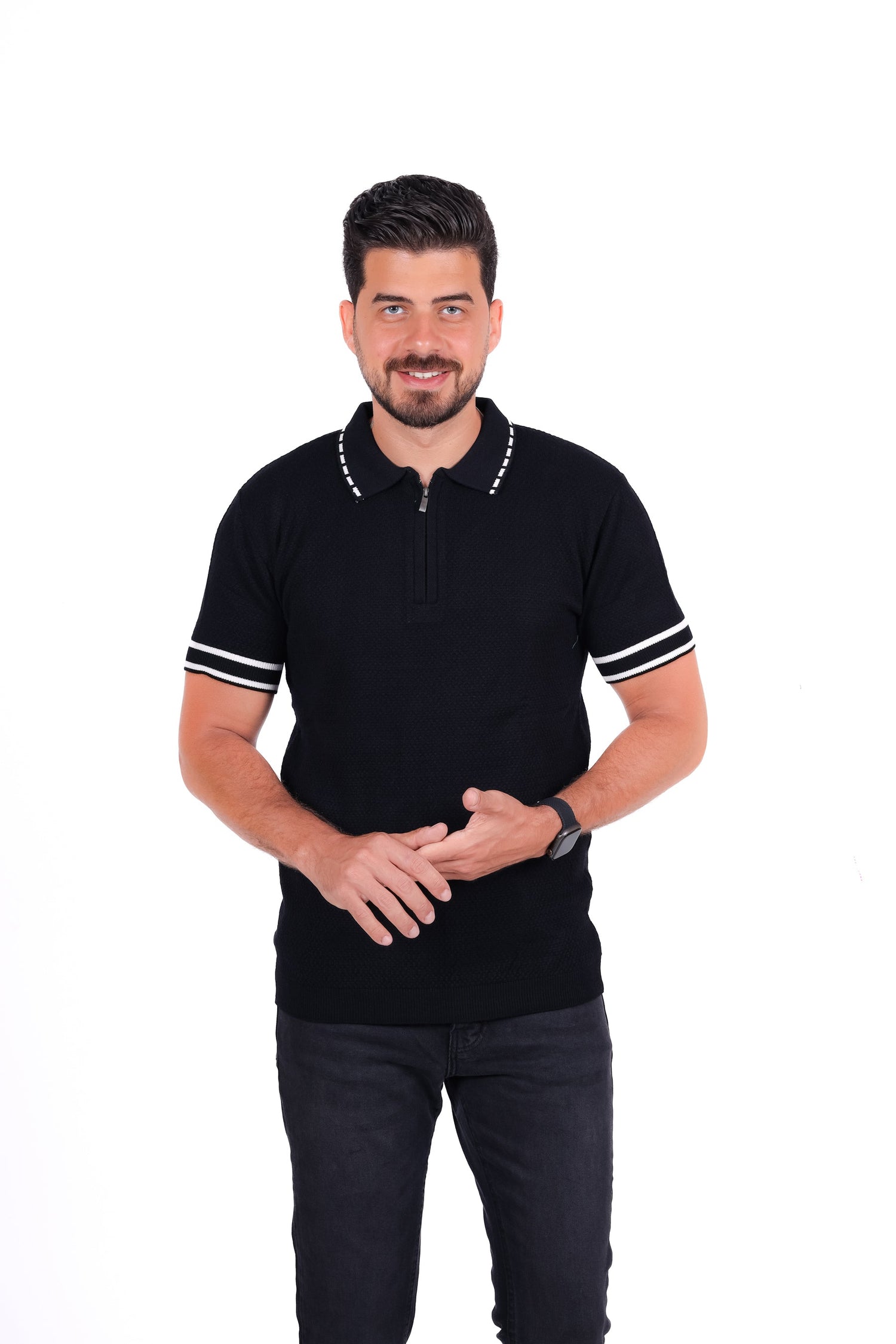 Knitwear Polo T_Shirt MHS018