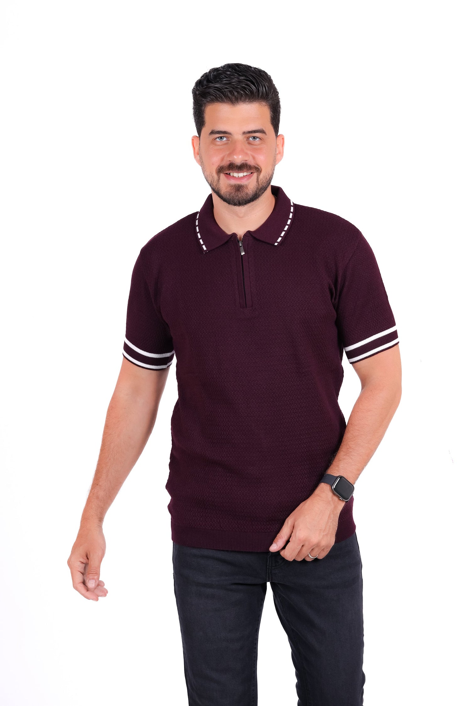 Knitwear Polo T_Shirt MHS018