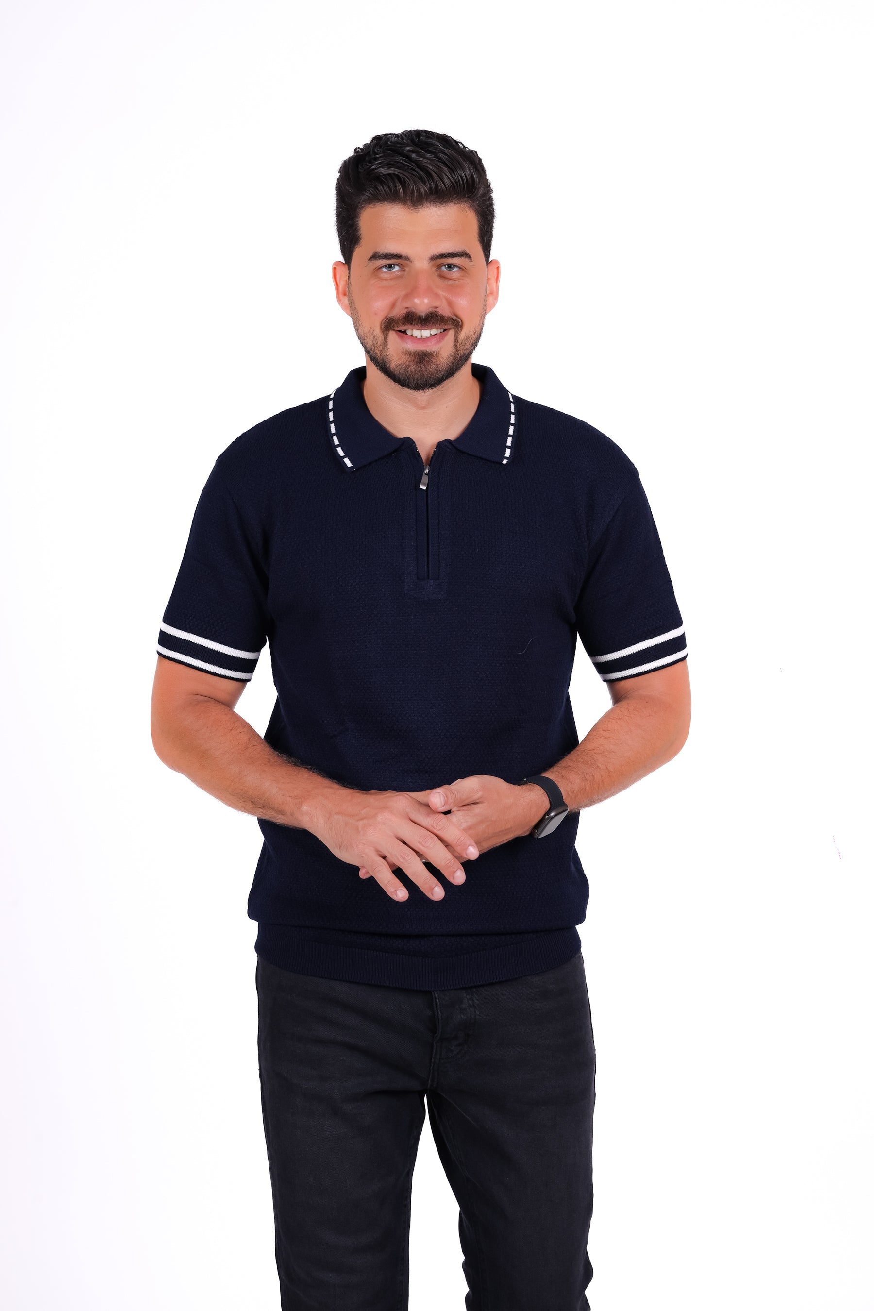 Knitwear Polo T_Shirt MHS018
