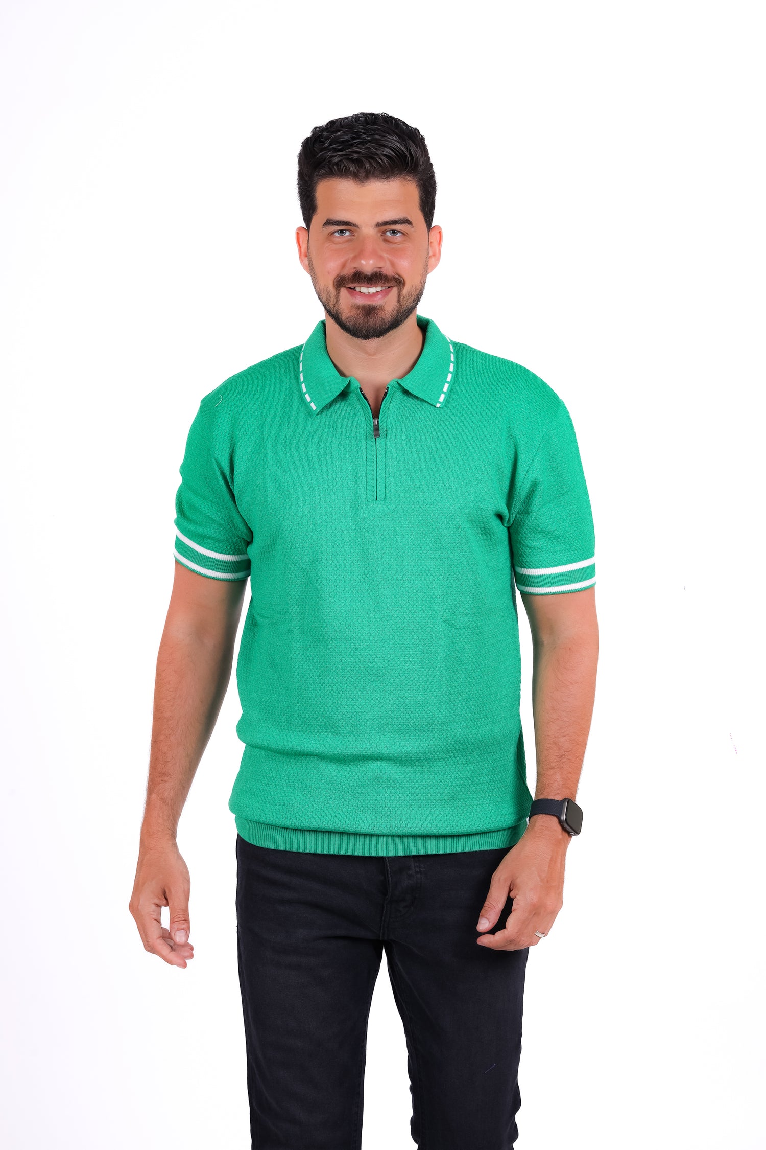 Knitwear Polo T_Shirt MHS018