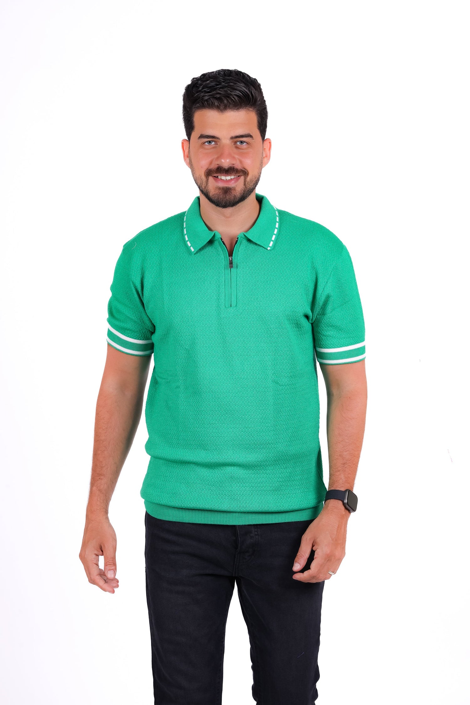 Knitwear Polo T_Shirt MHS018