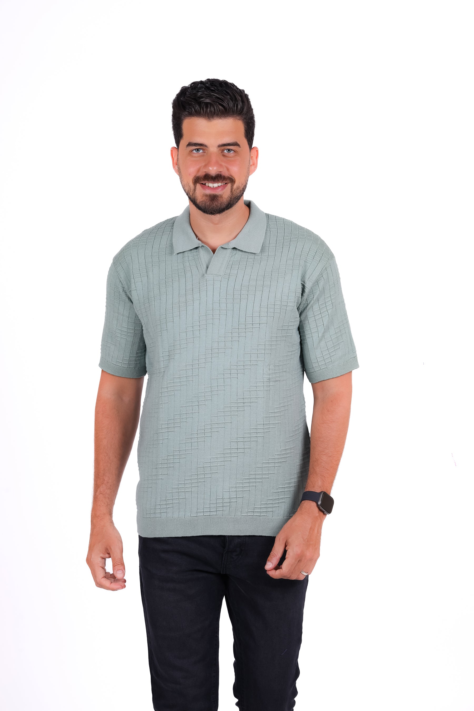 Knitwear Polo T_Shirt MHS019