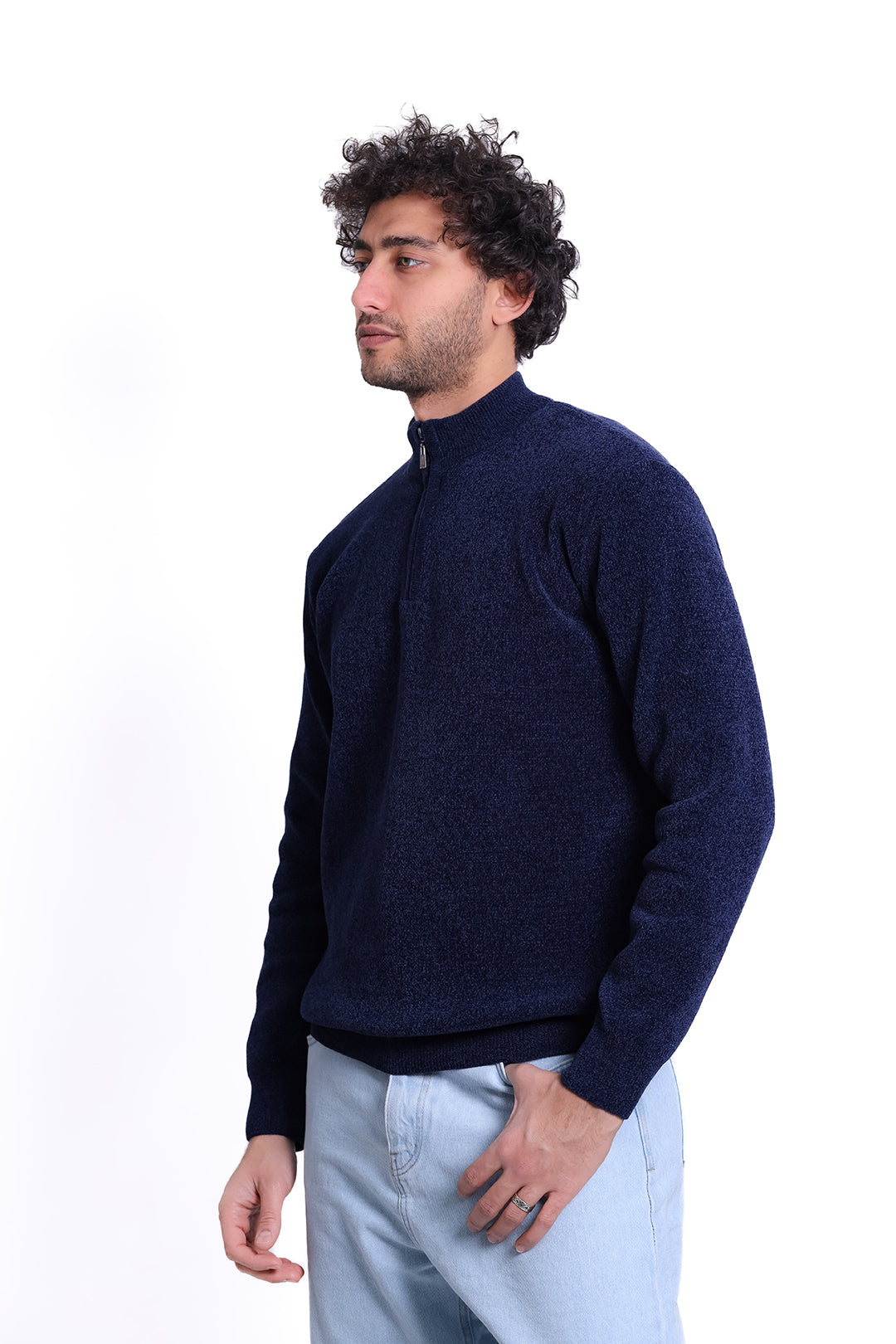 Knitwear Pullover Dual Tone Basic MANS 1225