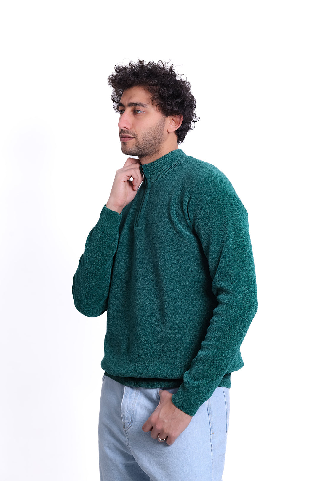 Knitwear Pullover Dual Tone Basic MANS 1225