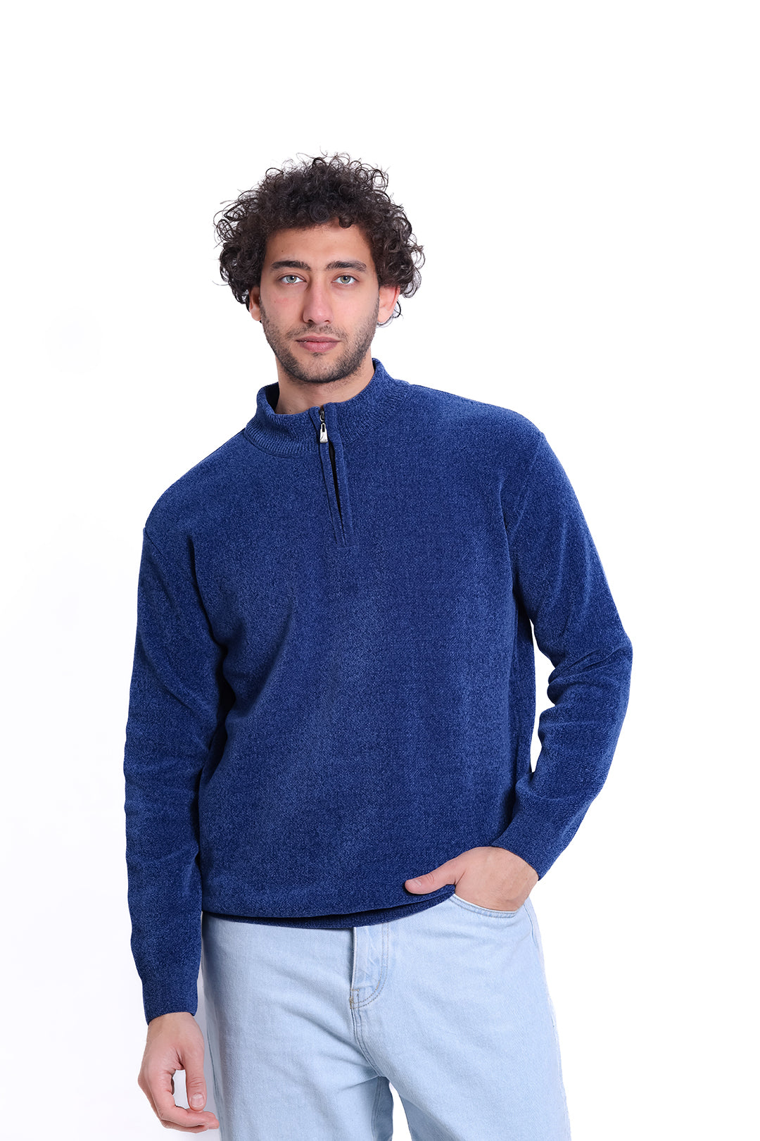 Knitwear Pullover Dual Tone Basic MANS 1225