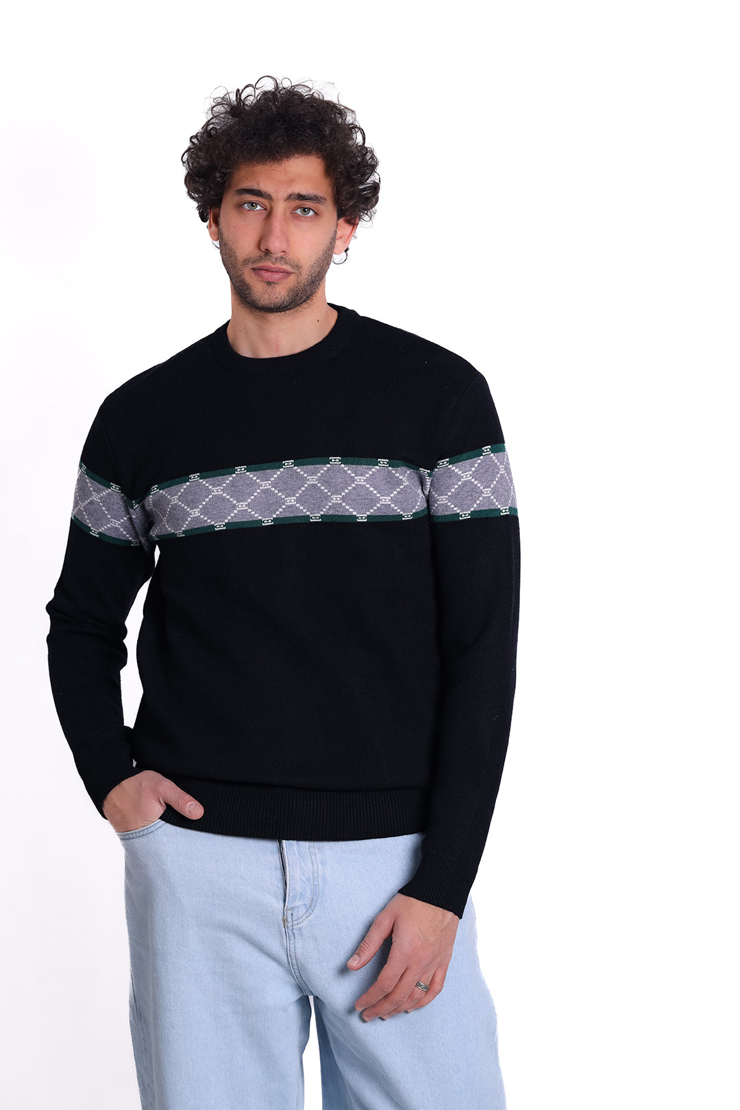 Knitwear Pullover Striped Retro MKA