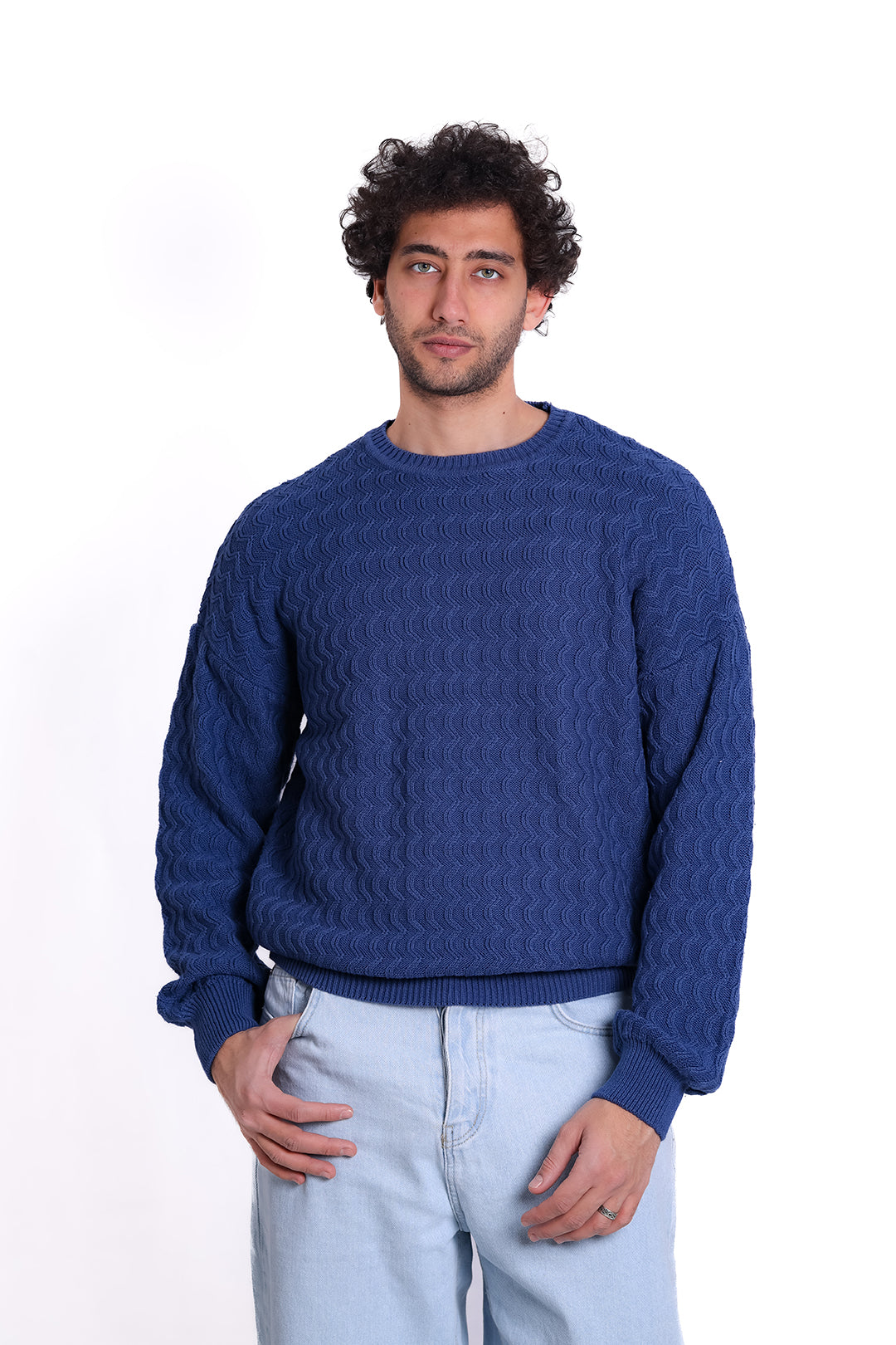Knitwear Pullover Wave Knit MKA