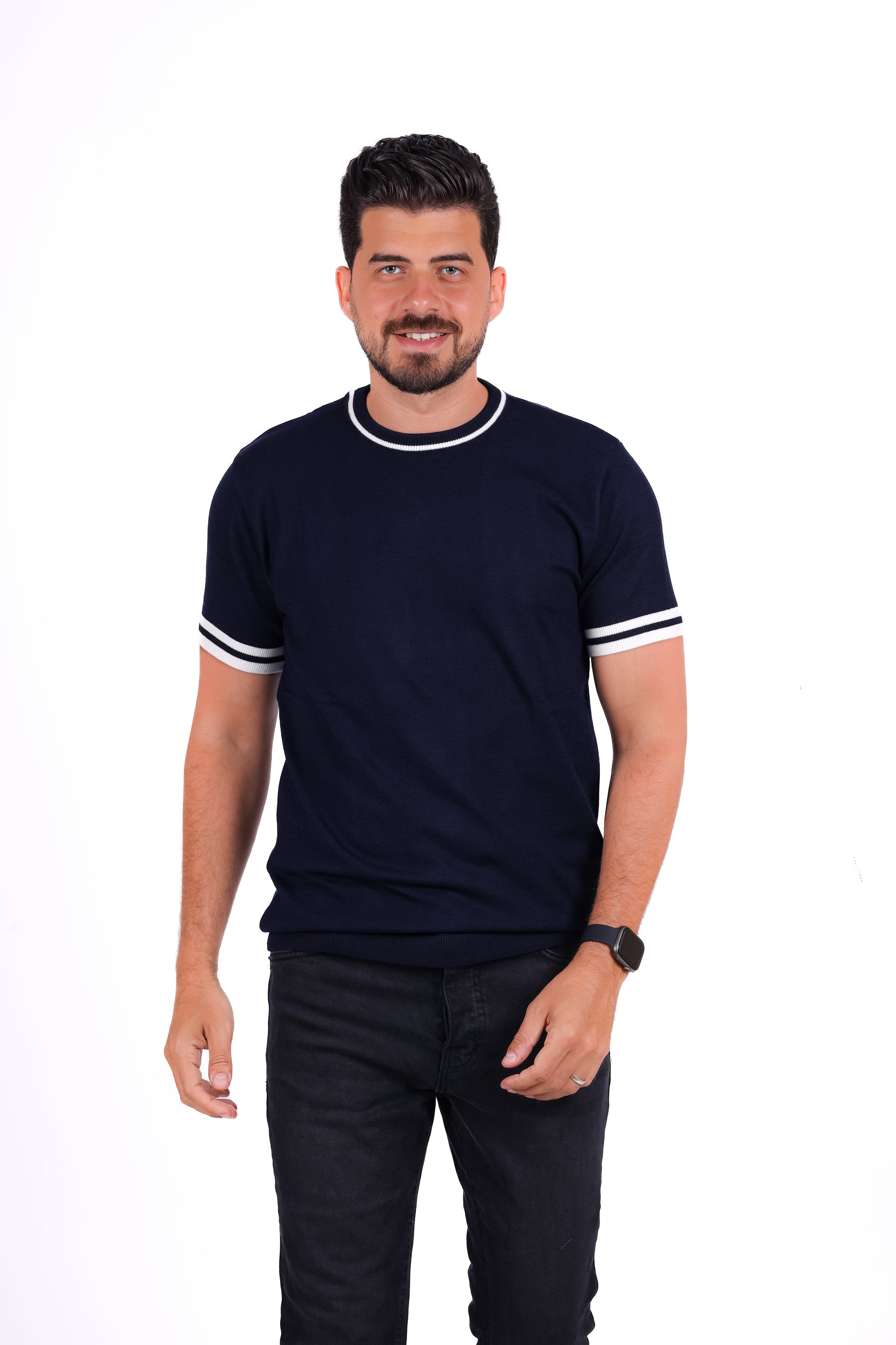 Knitwear Round T-Shirt MHS010