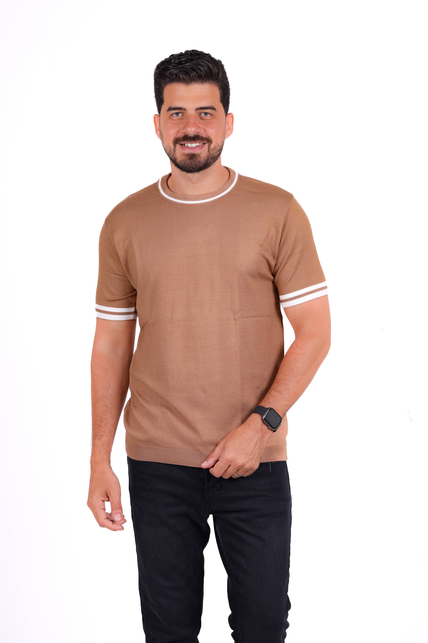 Knitwear Round T-Shirt MHS010