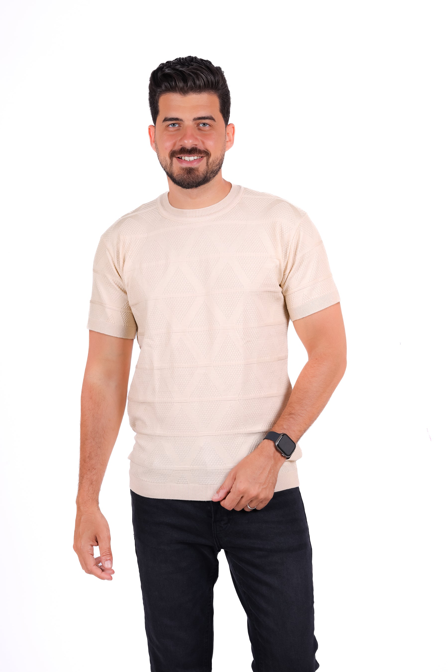 Knitwear Round T-Shirt MHS072