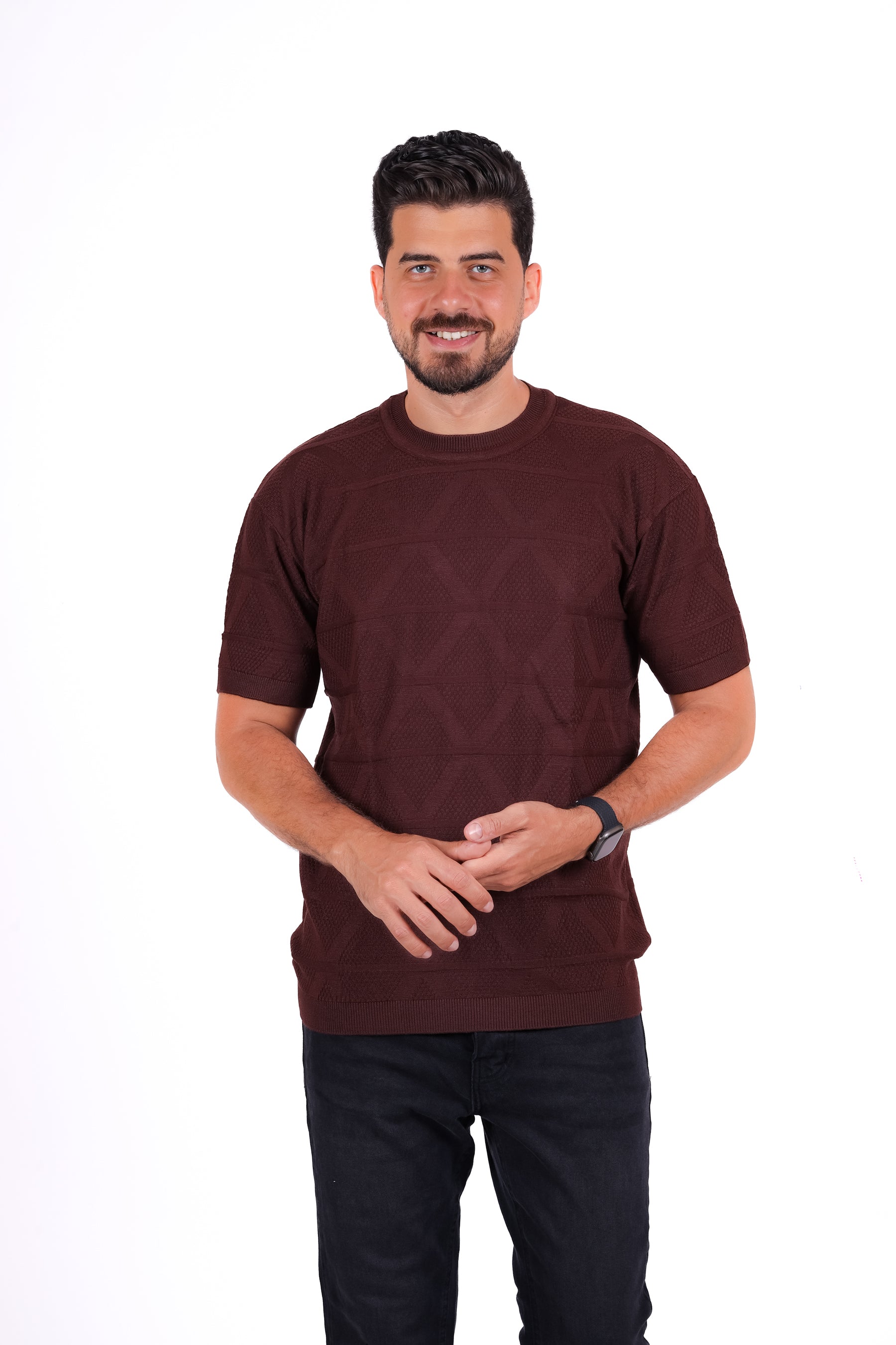 Knitwear Round T-Shirt MHS072