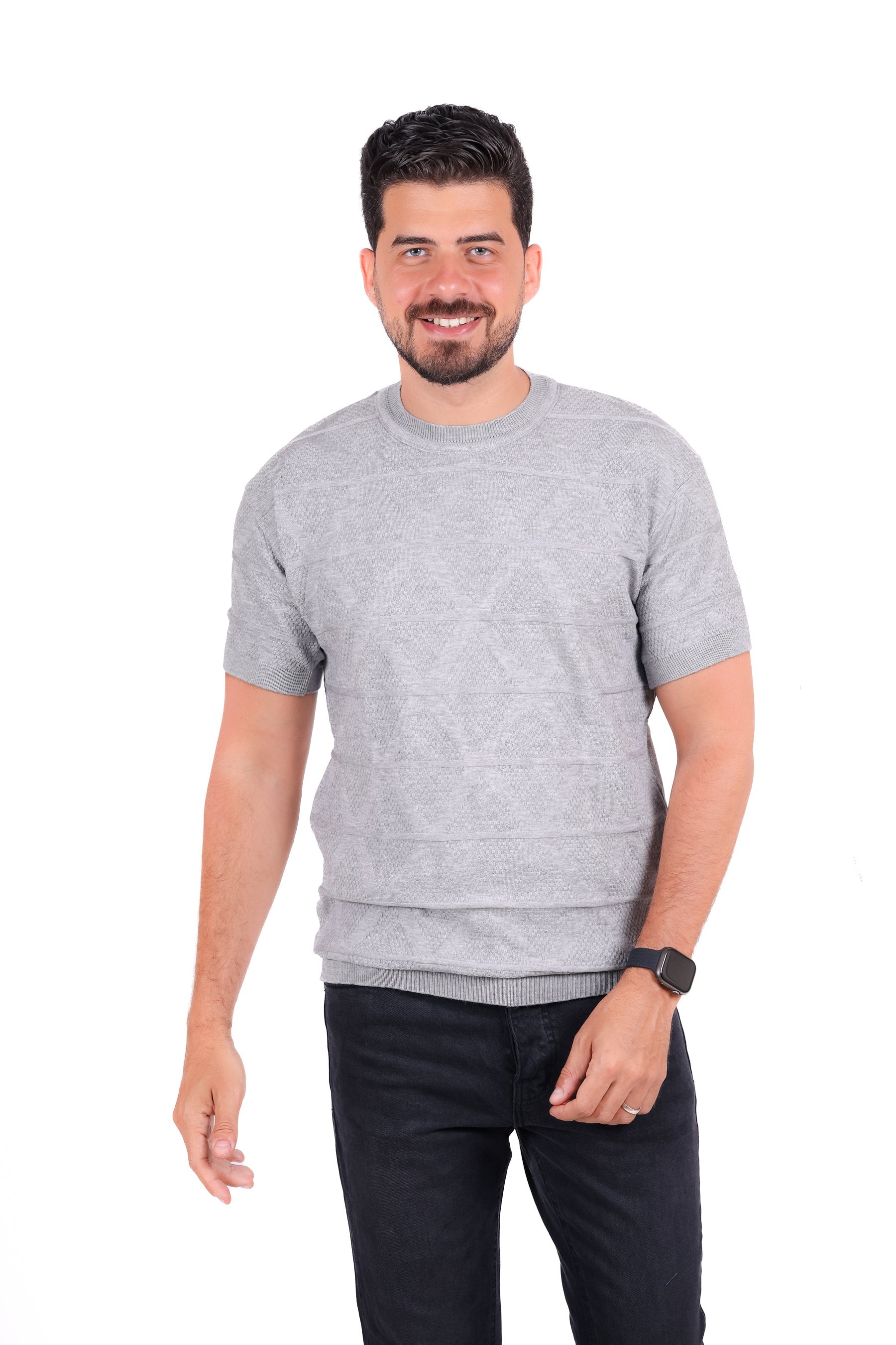 Knitwear Round T-Shirt MHS072