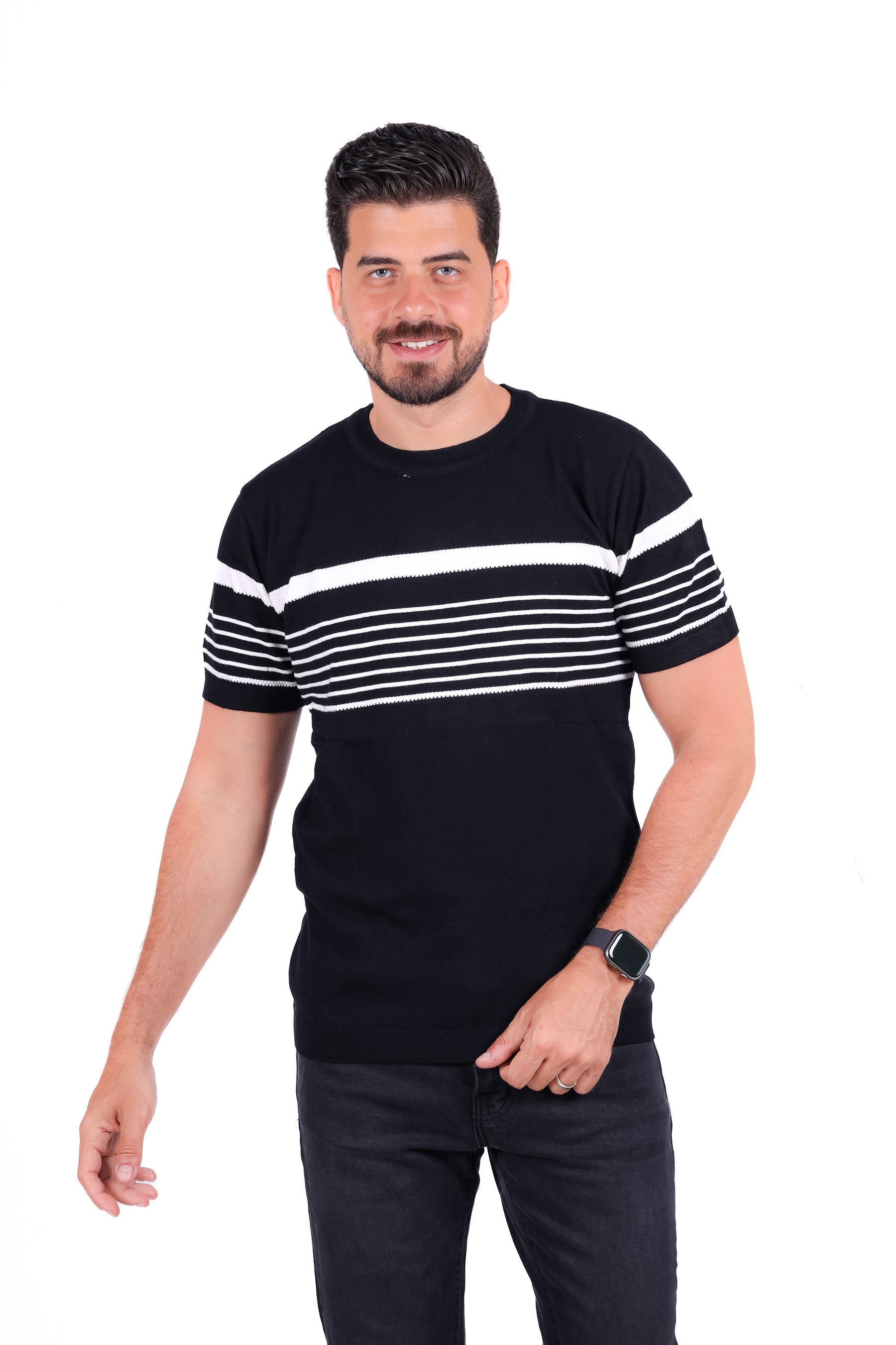 Knitwear Round T_Shirt MHS09