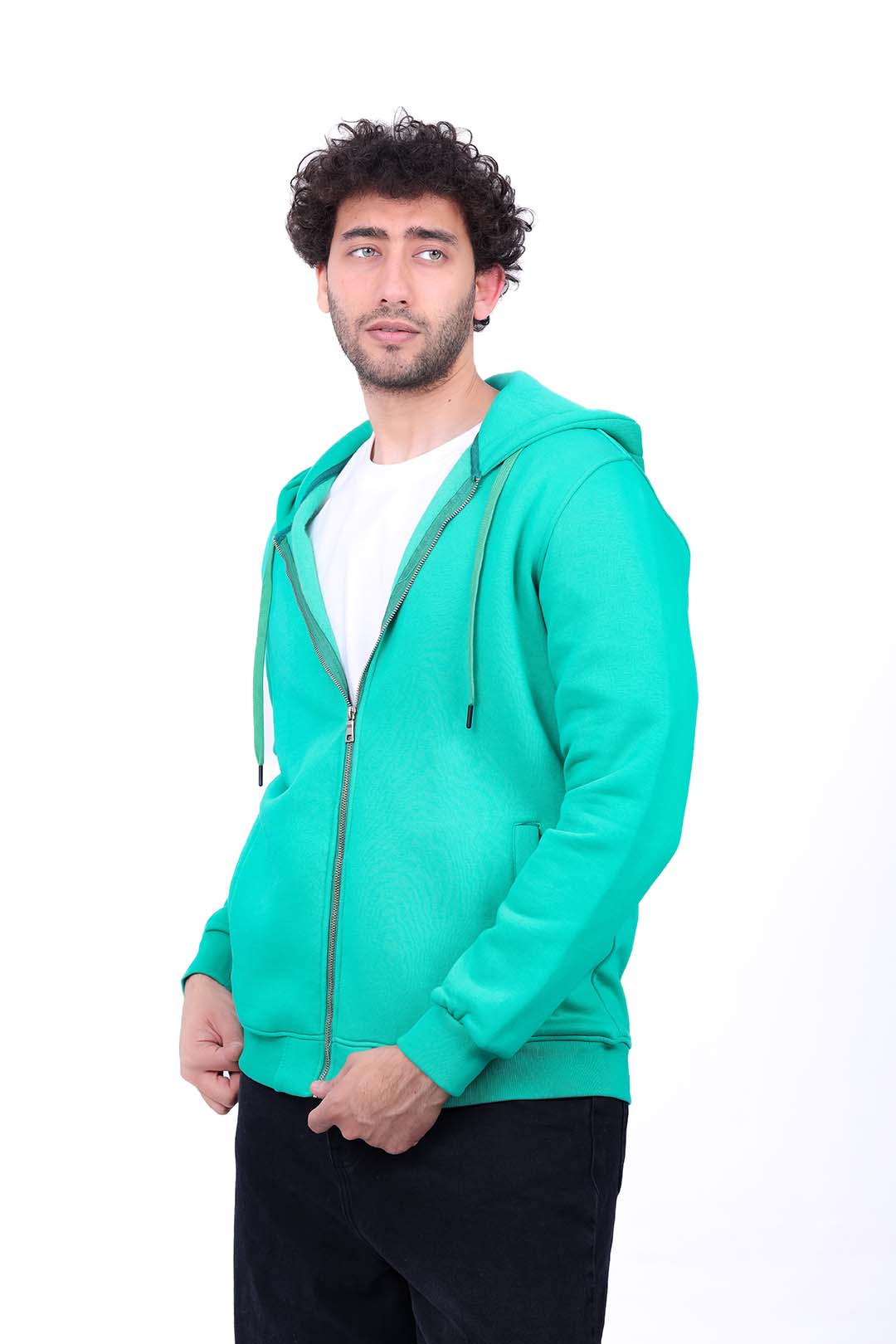 Milton Hoodie Zipped Sweatshirt