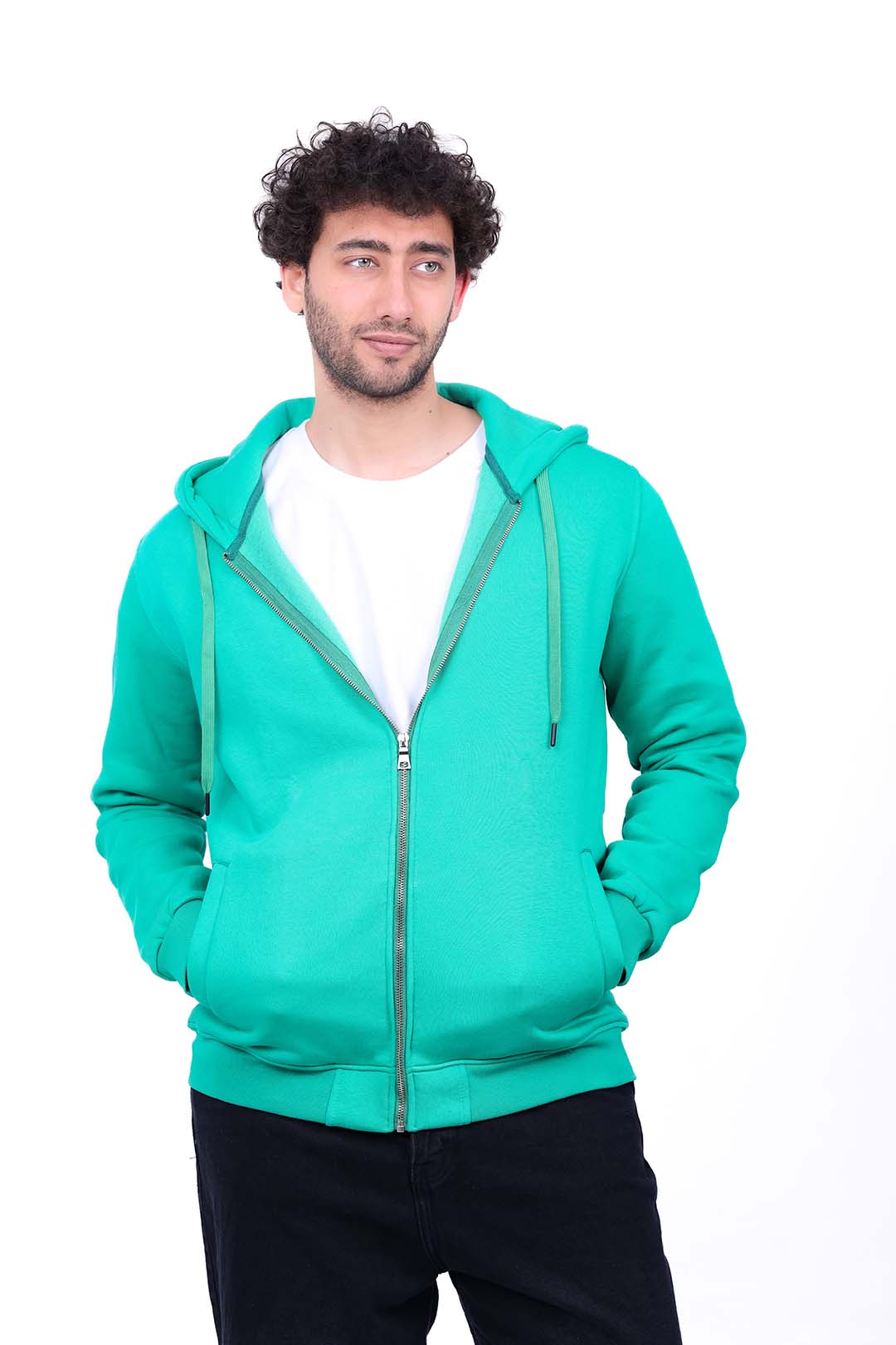 Milton Hoodie Zipped Sweatshirt
