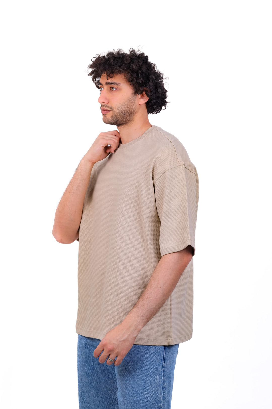 Over Size Polivar Cotton Basic T_Shirt