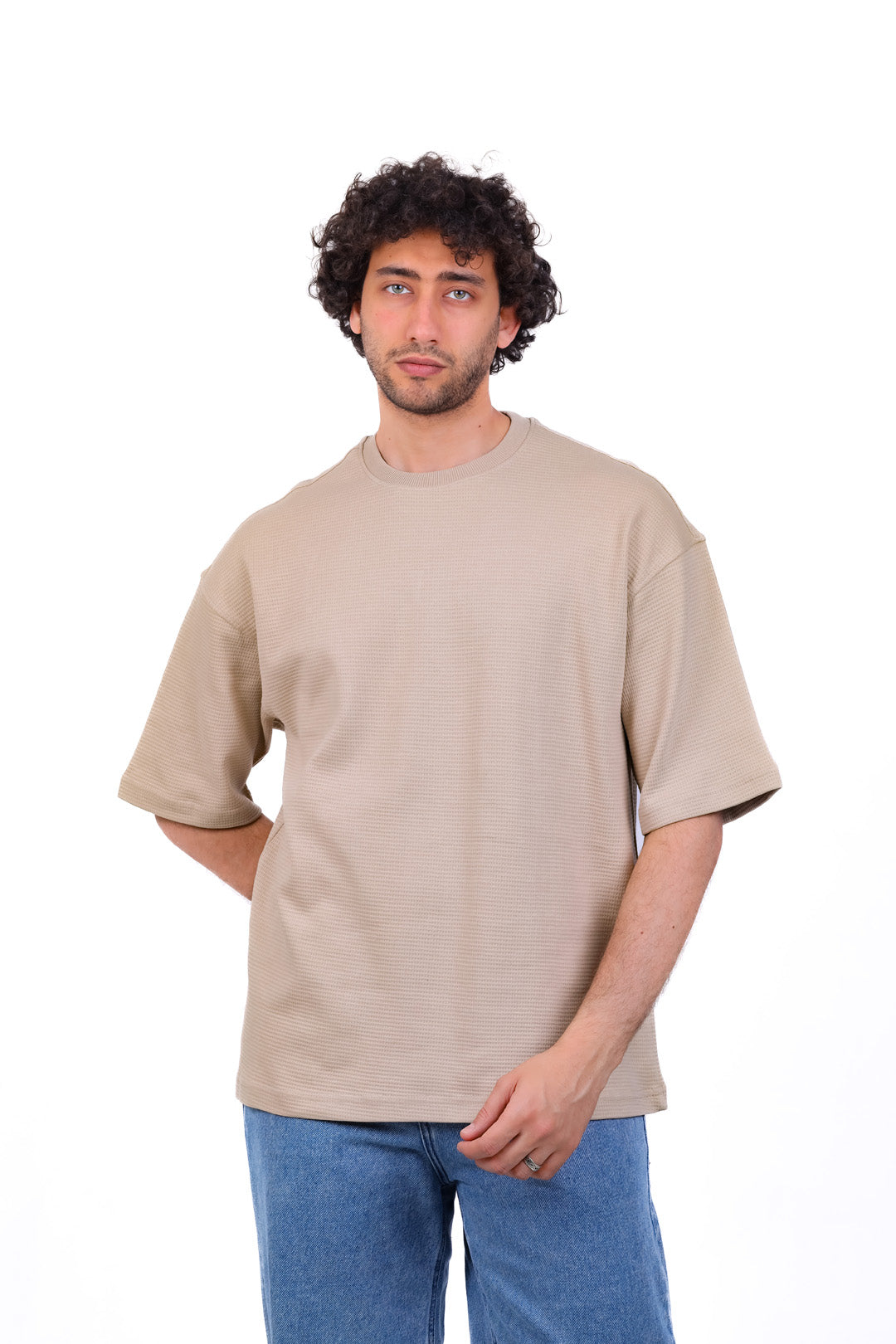 Over Size Polivar Cotton Basic T_Shirt