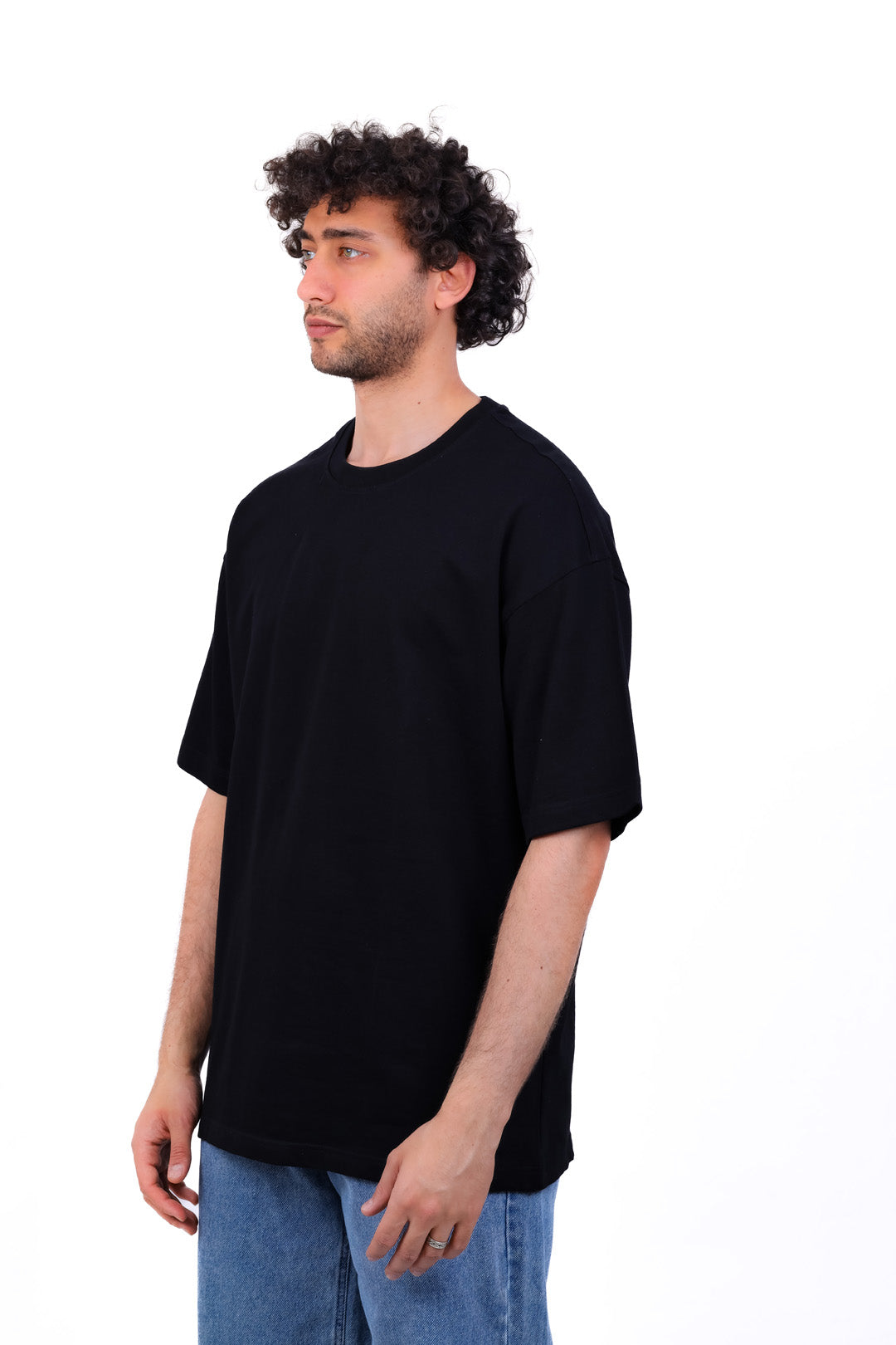 Over Size Polivar Cotton Basic T_Shirt