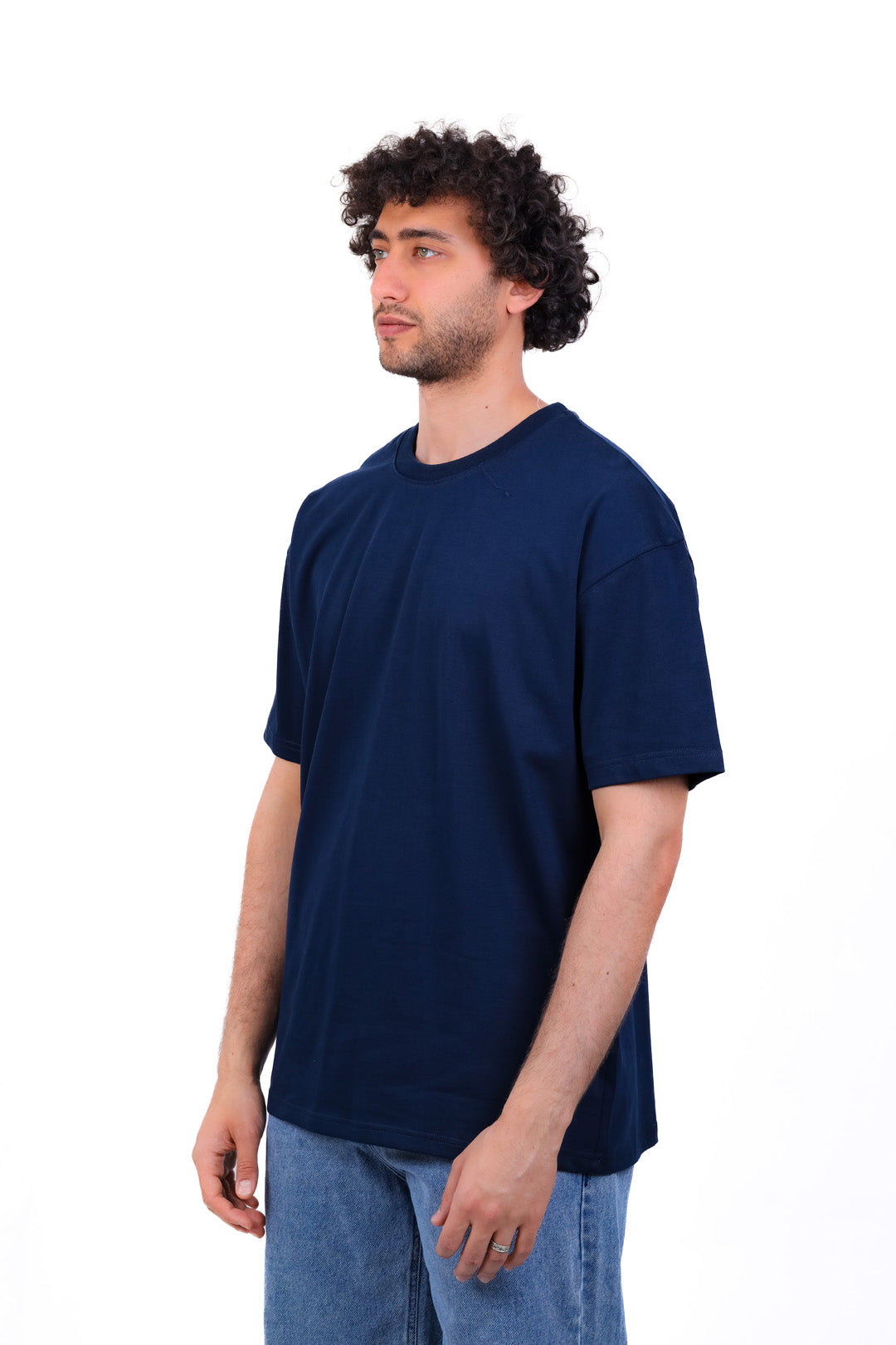 Over Size Polivar Cotton Basic T_Shirt
