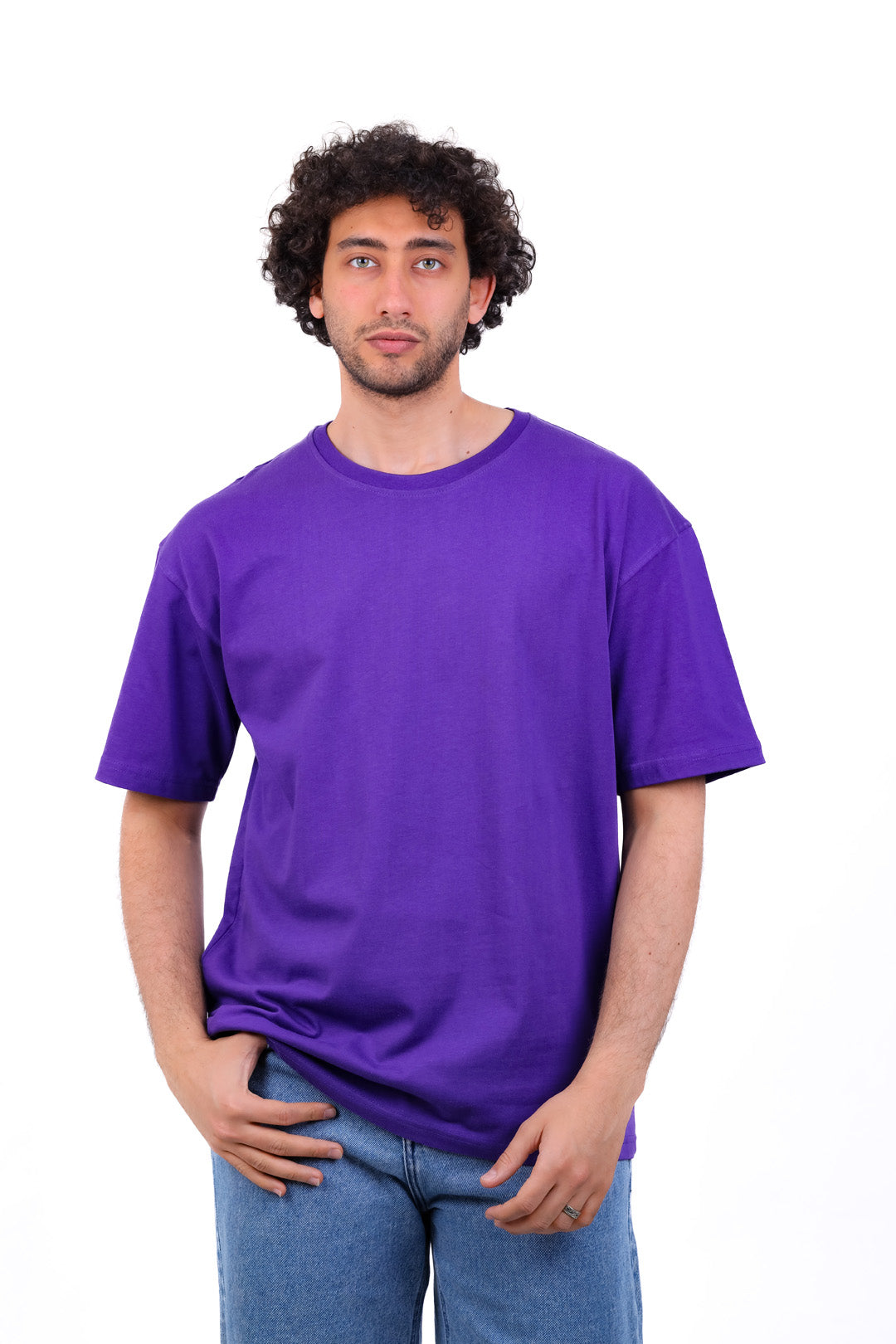 Over Size Polivar Cotton Basic T_Shirt