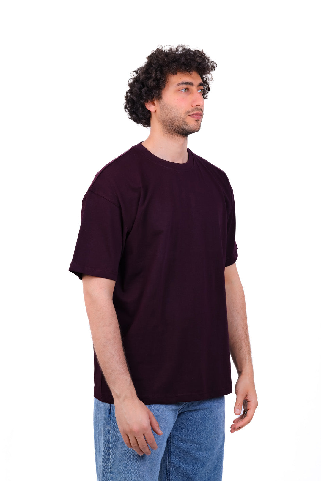 Over Size Polivar Cotton Basic T_Shirt