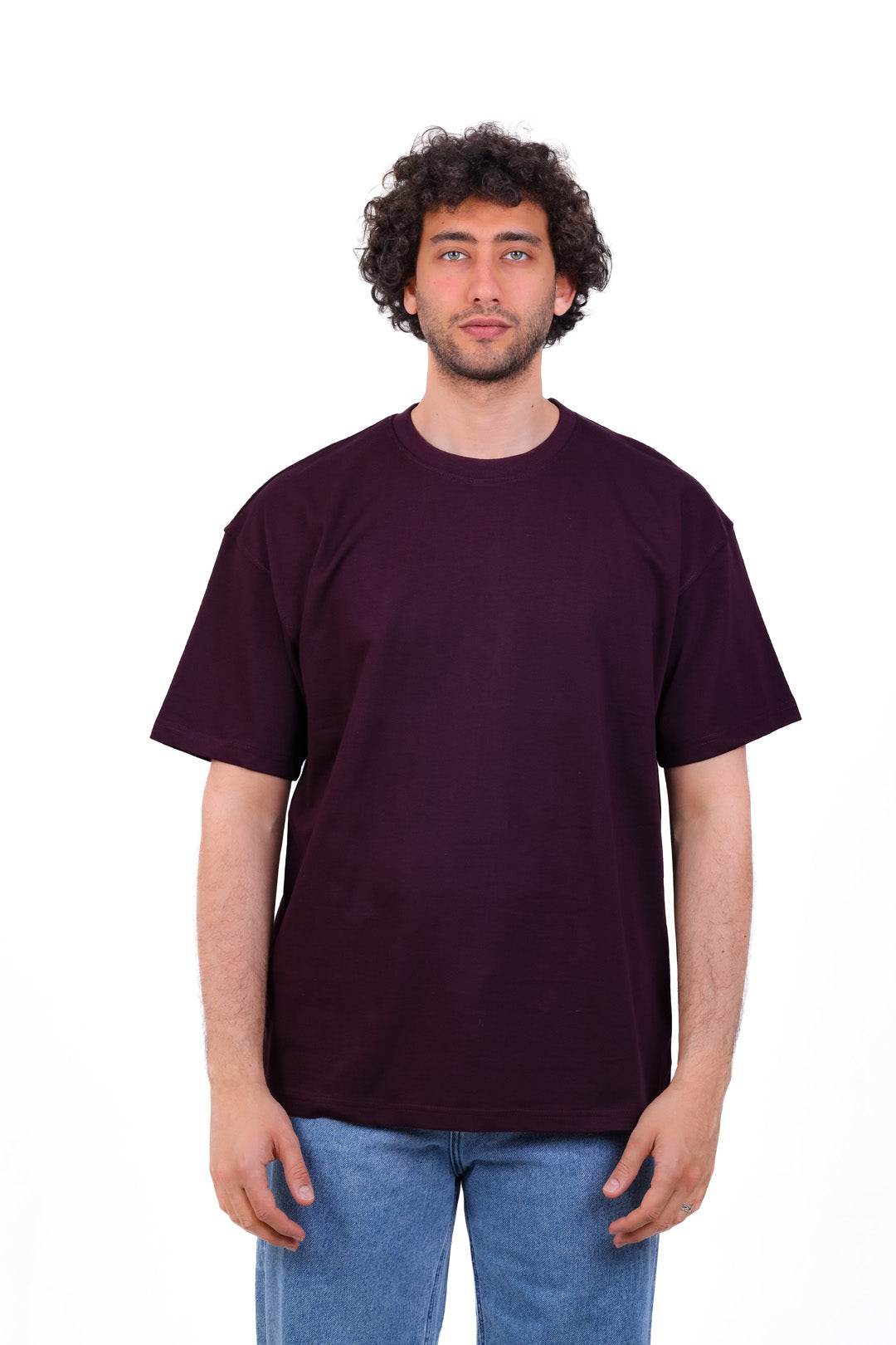 Over Size Polivar Cotton Basic T_Shirt