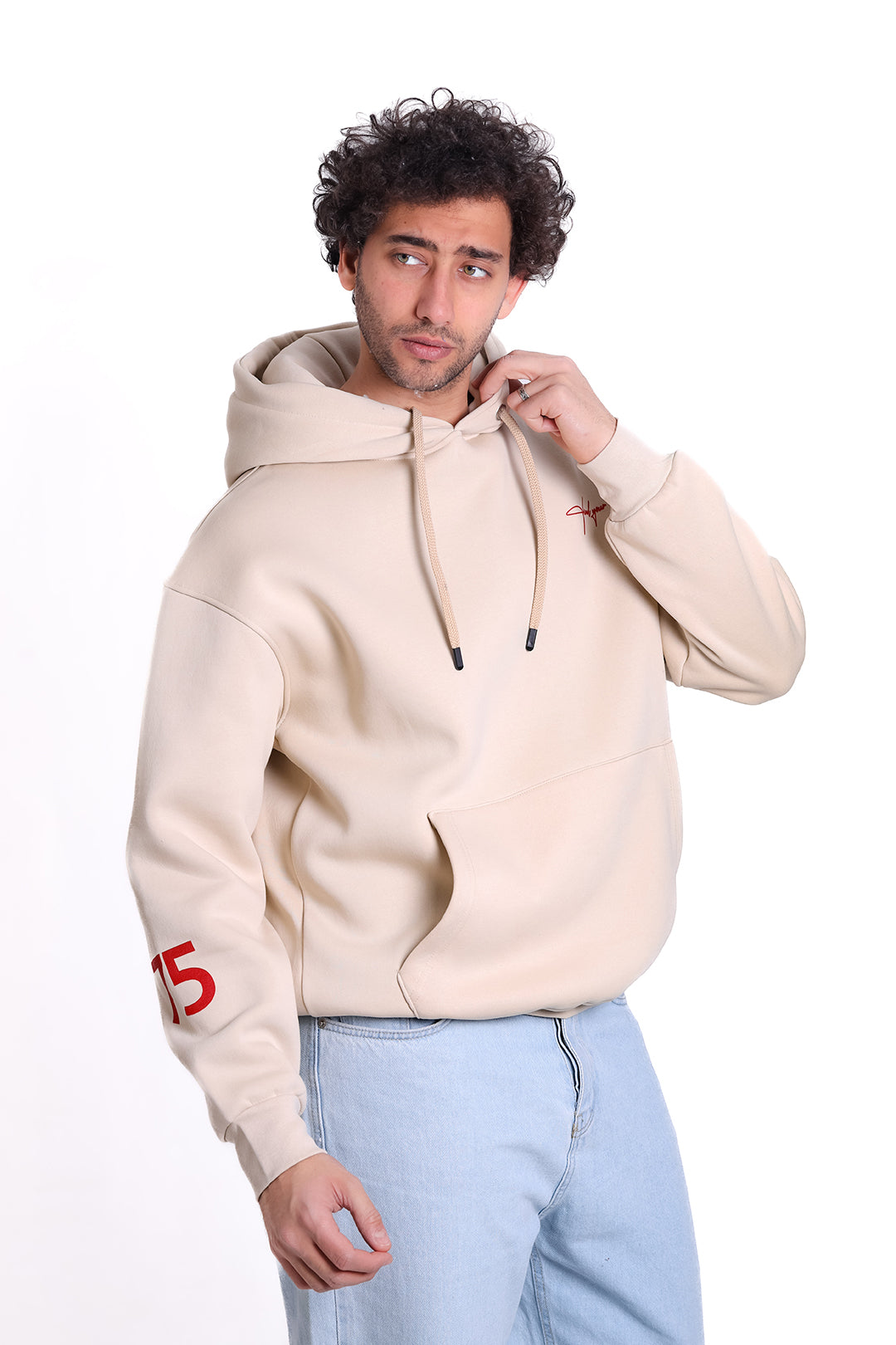 Over Size Milton Hoodie Printed Race Winner 1225