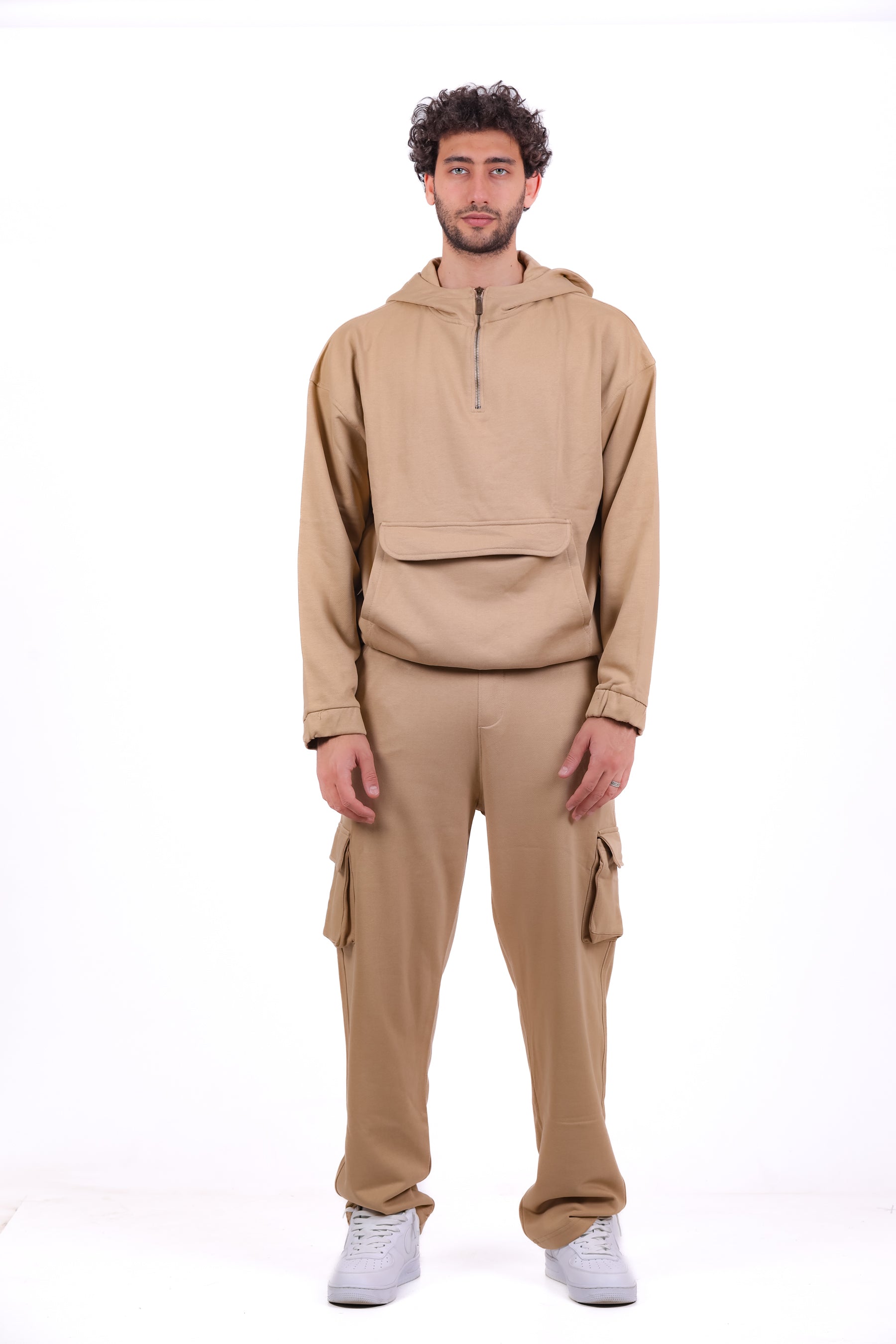 Over Size TR Half Zipped Kanga_Set