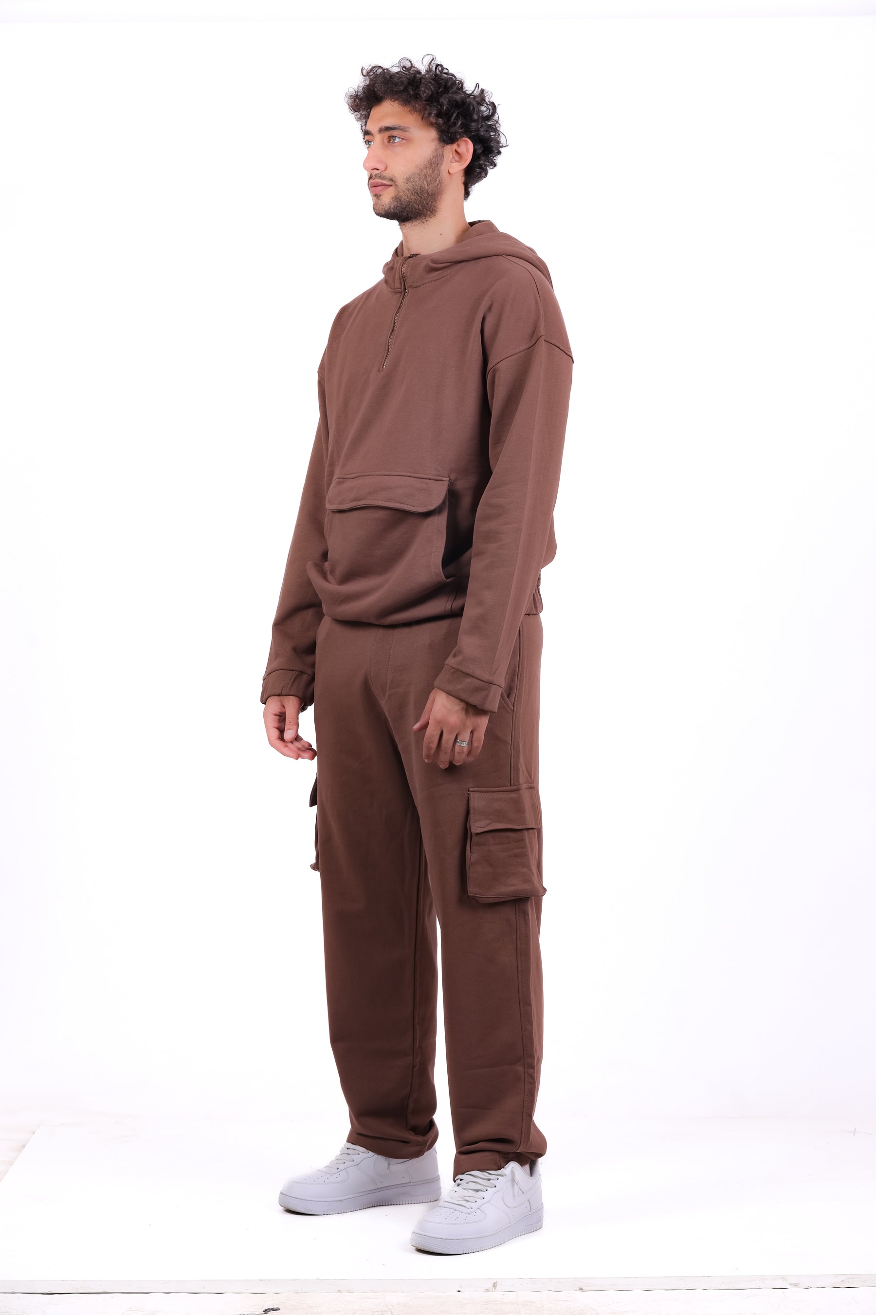 Over Size TR Half Zipped Kanga_Set