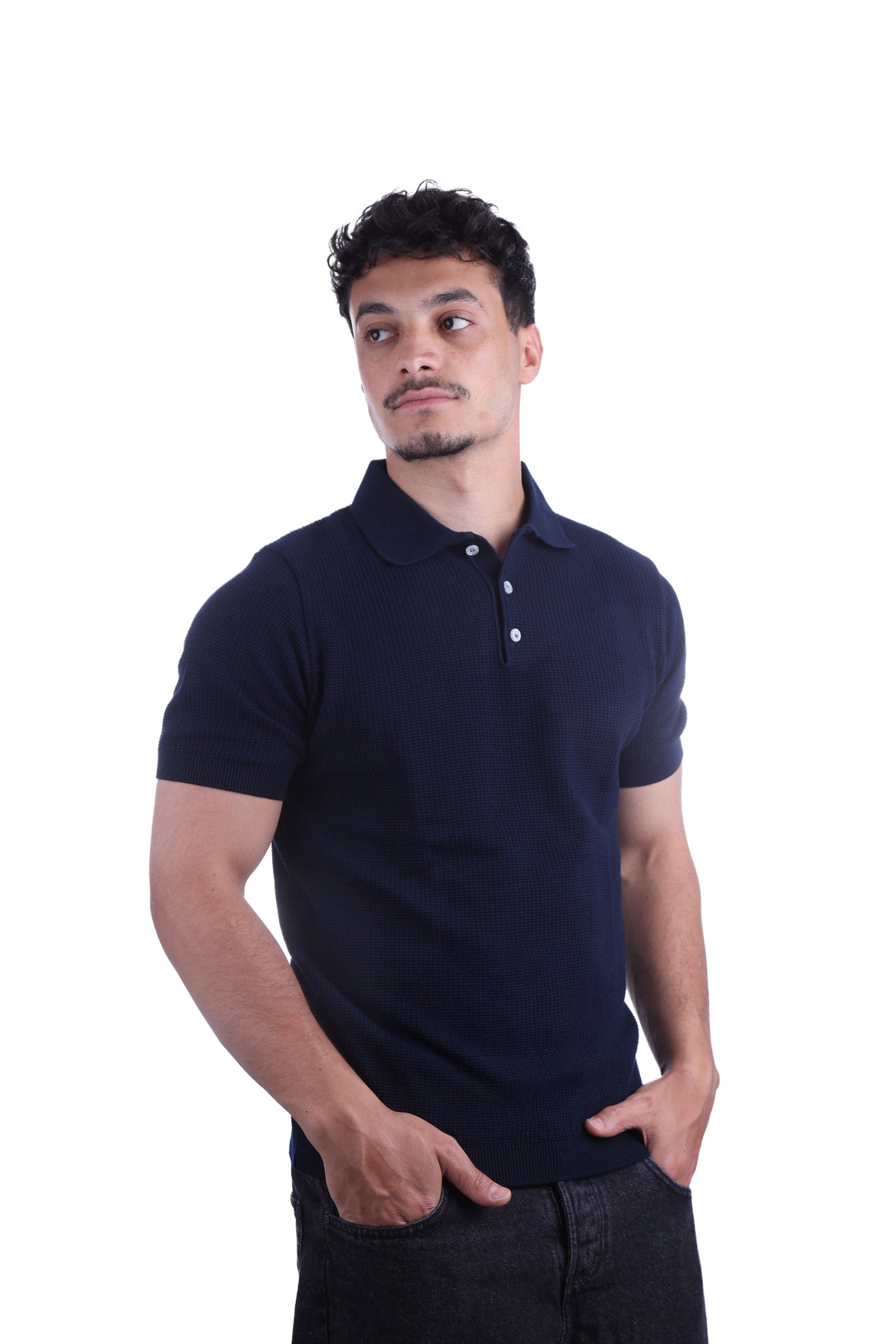 Patterned Polo Cookies Button