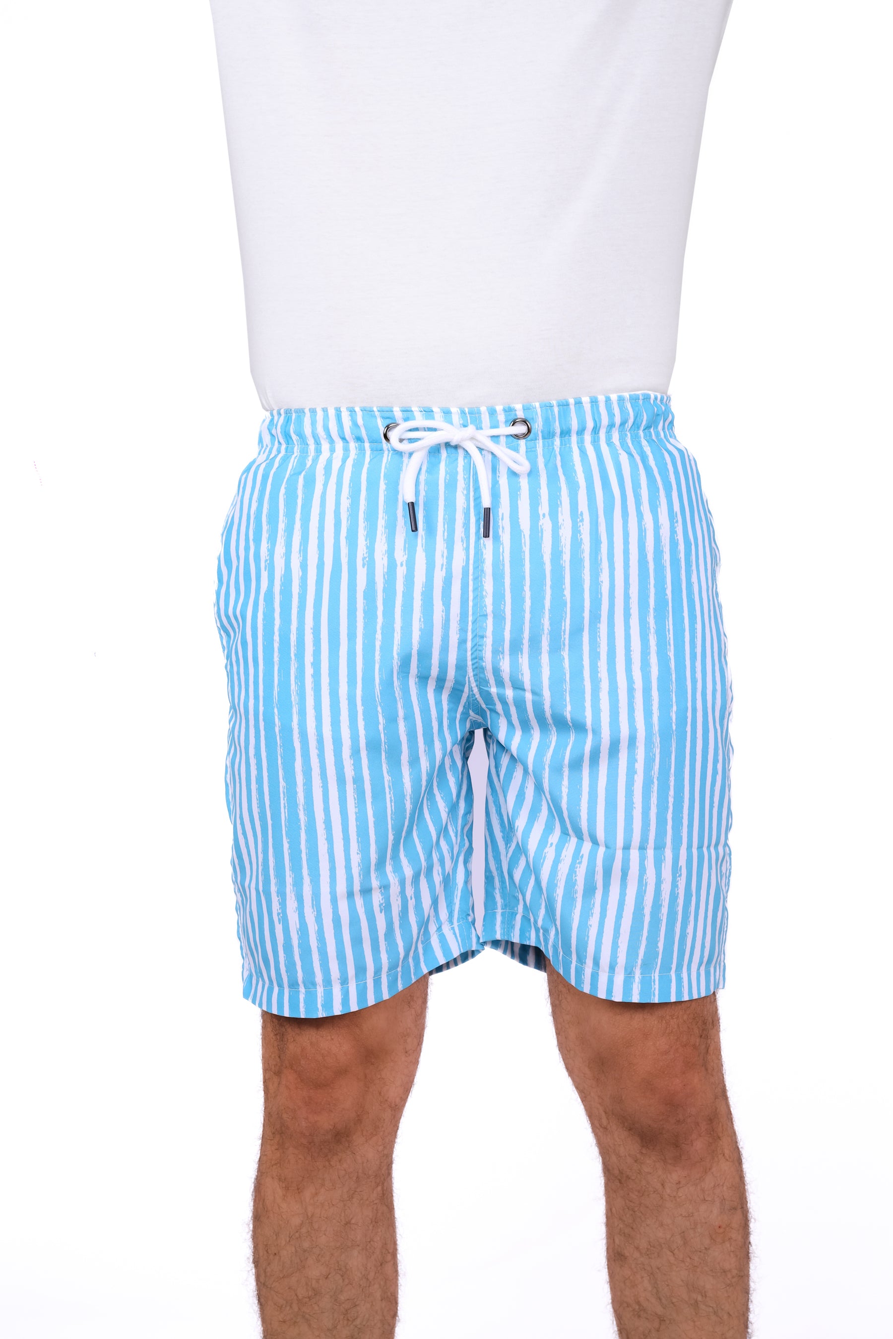 Waterproof Printed short Striped