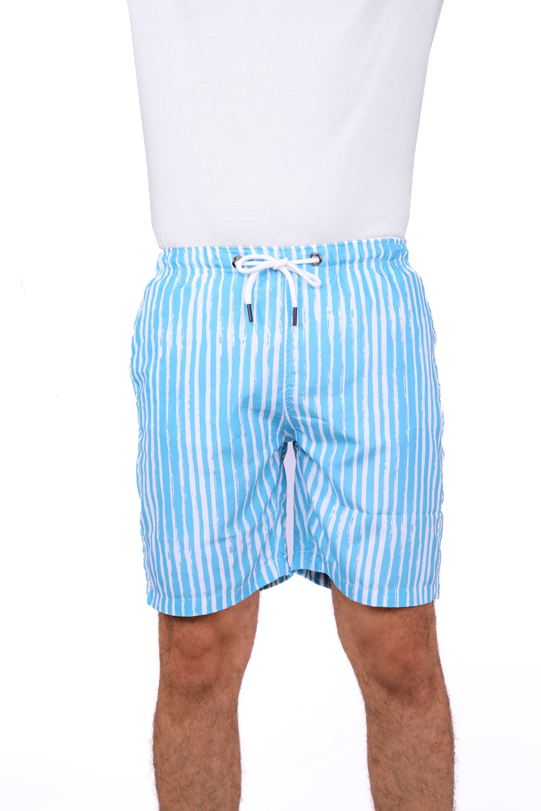 Waterproof Printed short Striped