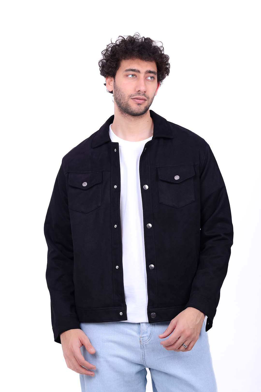 Suede Jacket Two Pocket