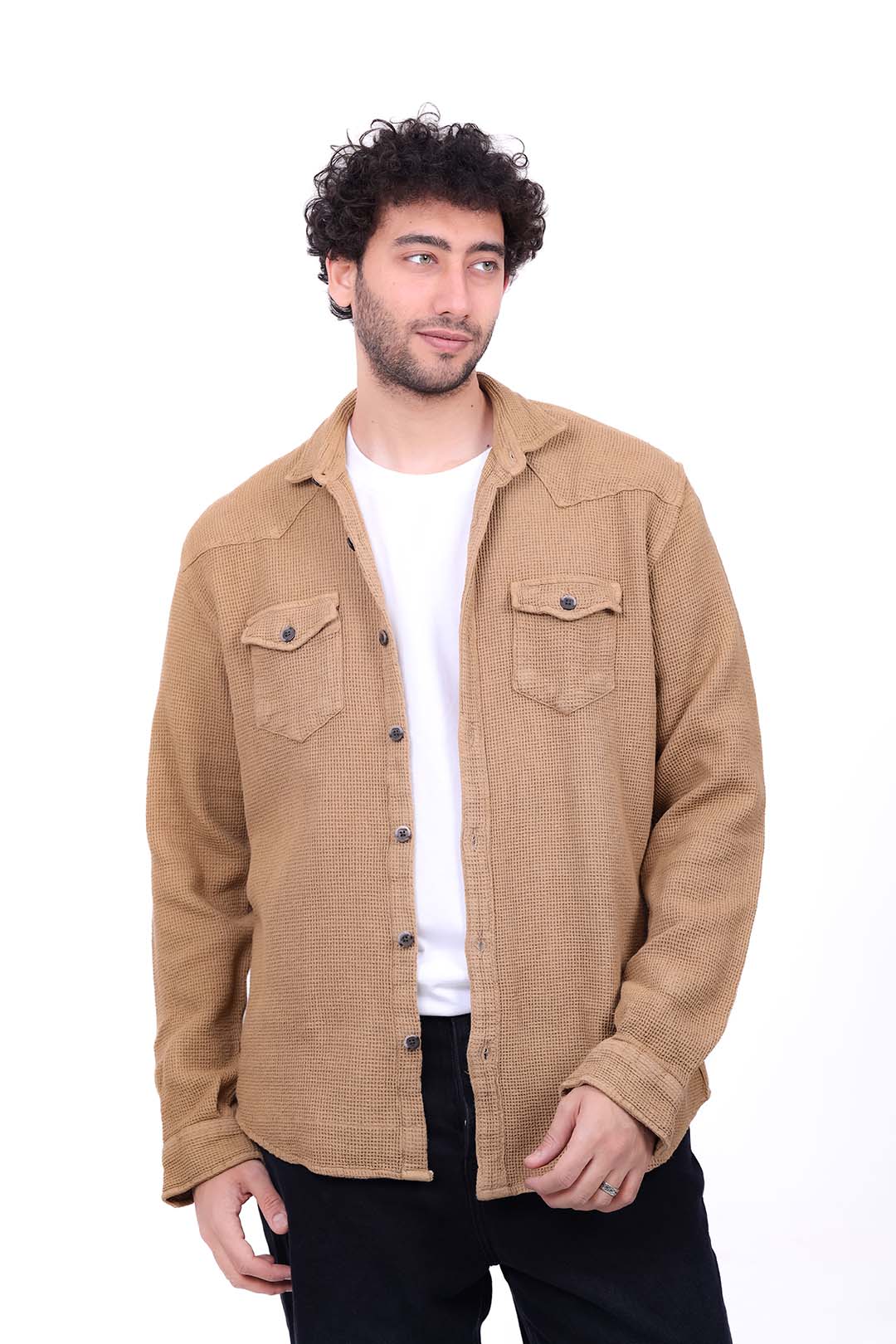 Waffle Two Pockets Shirt