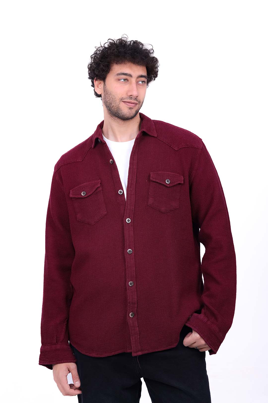 Waffle Two Pockets Shirt