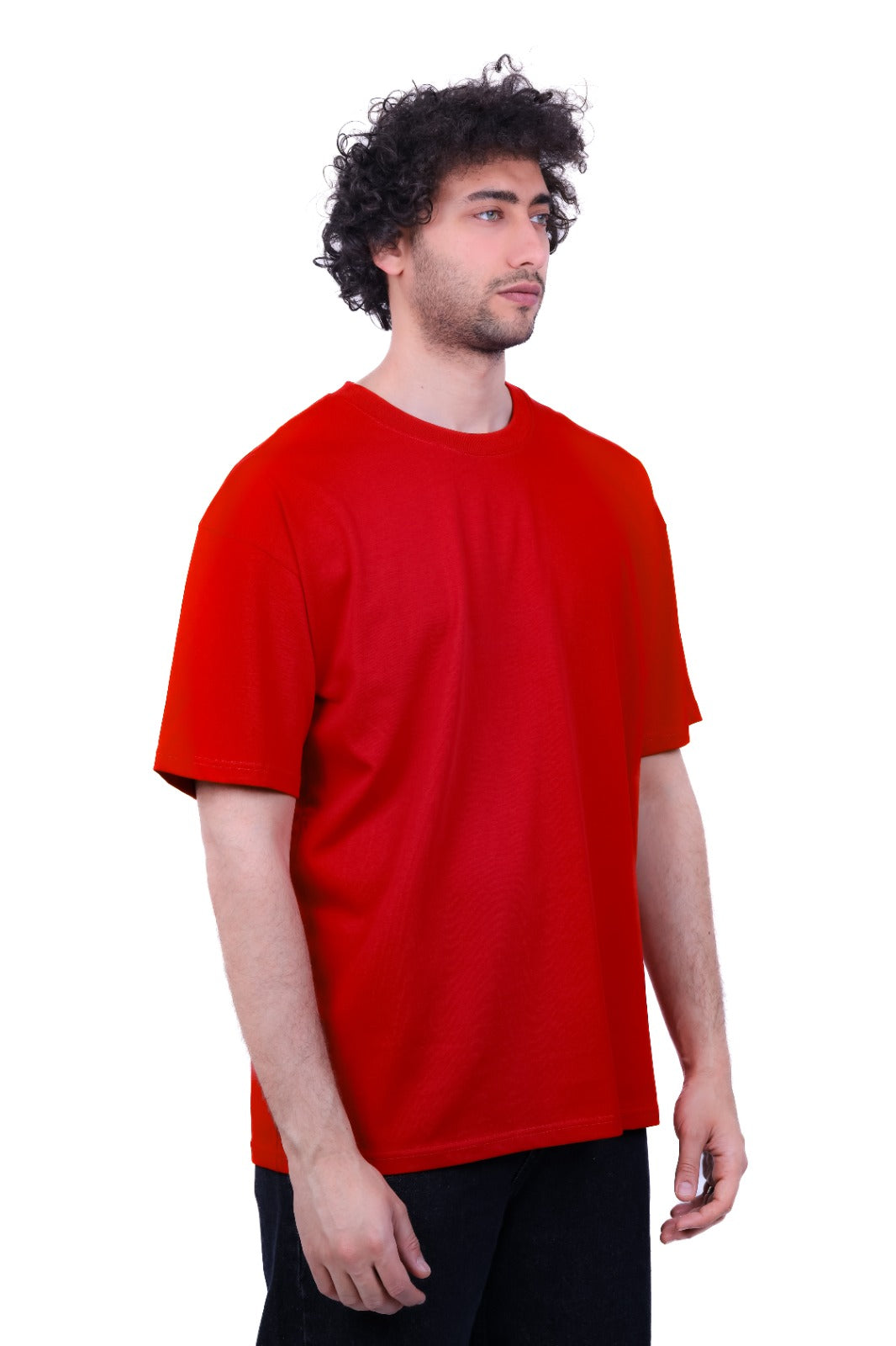 Over Size Polivar Cotton Basic T_Shirt