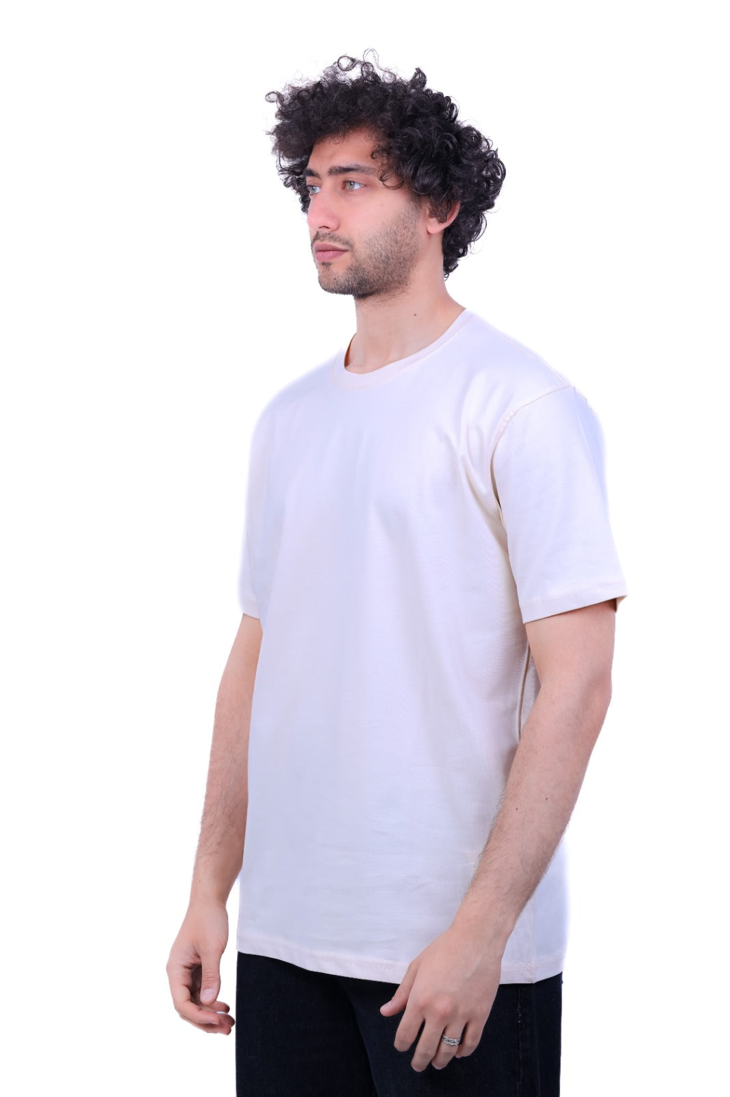 Over Size Polivar Cotton Basic T_Shirt
