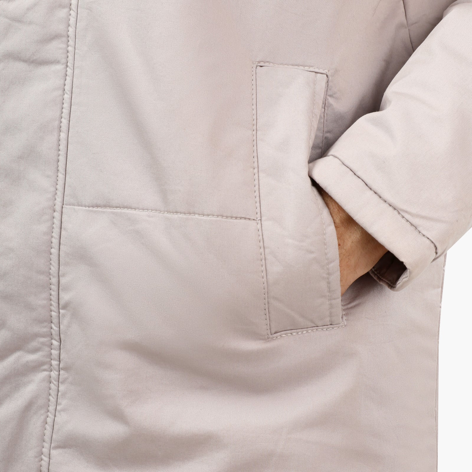 Gabardine Soft Long Jacket