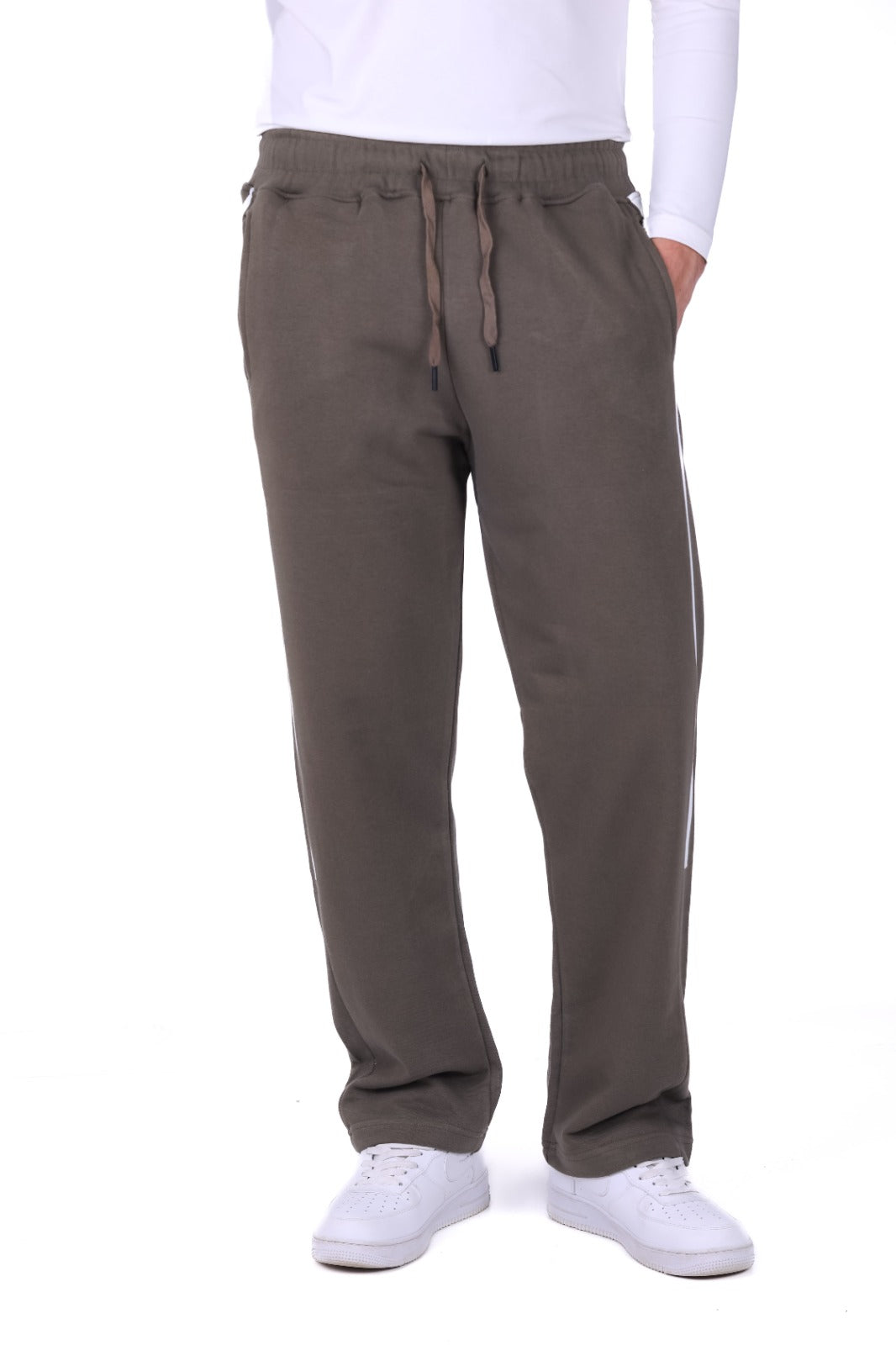 Milton Line Wide Leg Sweatpants