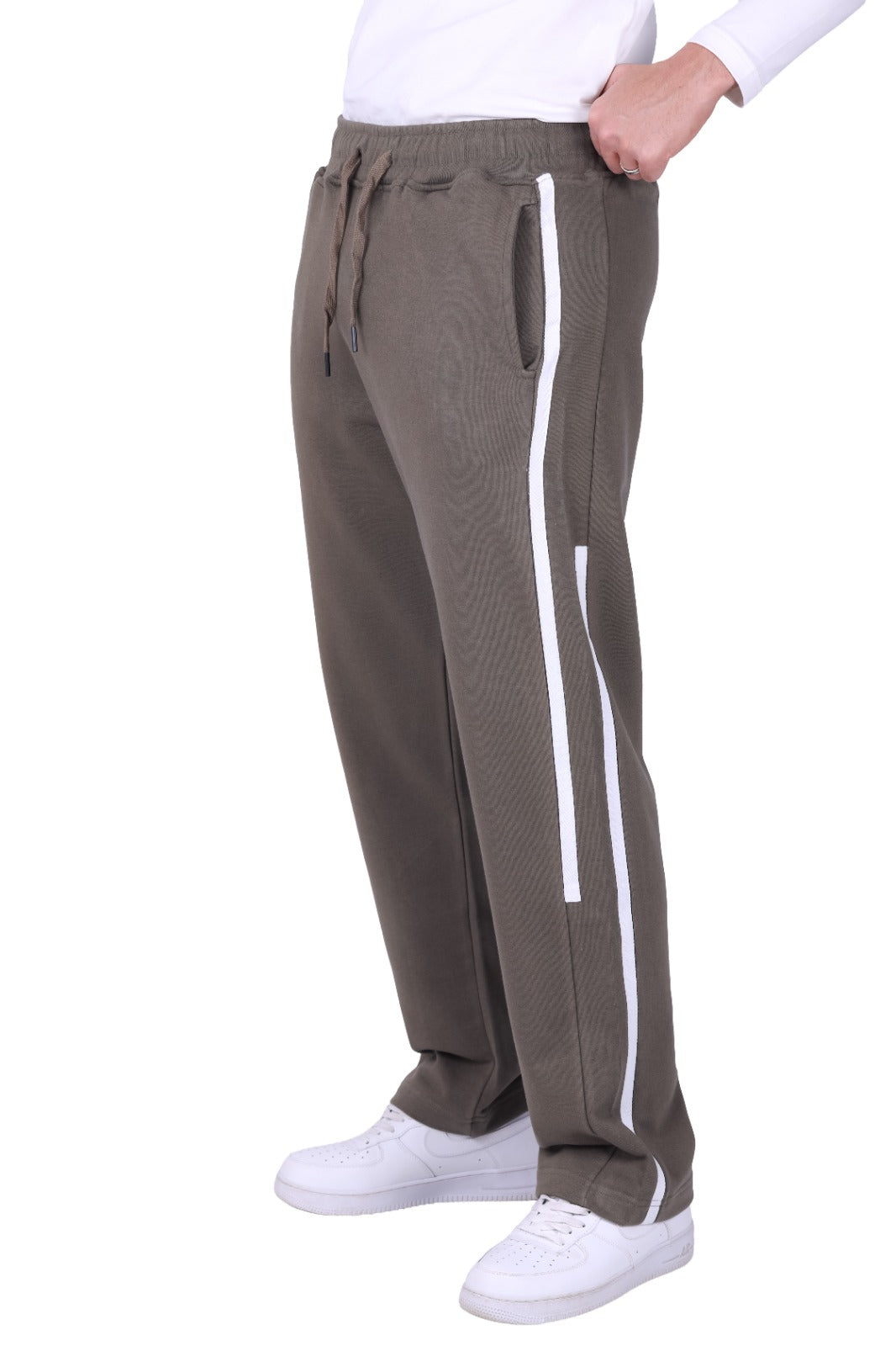 Milton Line Wide Leg Sweatpants