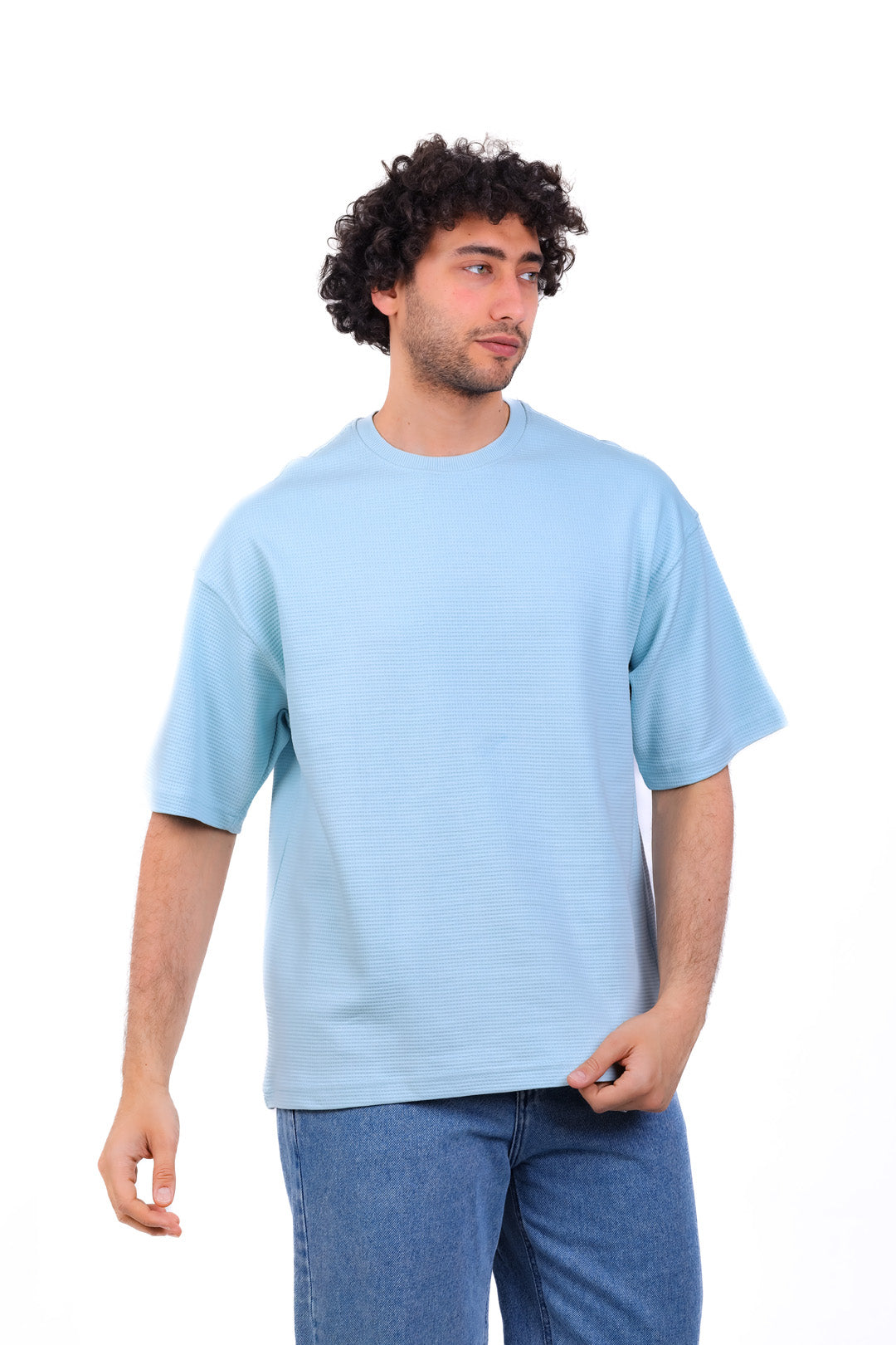 Basic Round Waffle T_Shirt