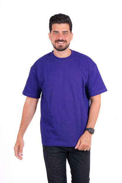 Over Size Polivar Cotton Basic T_Shirt